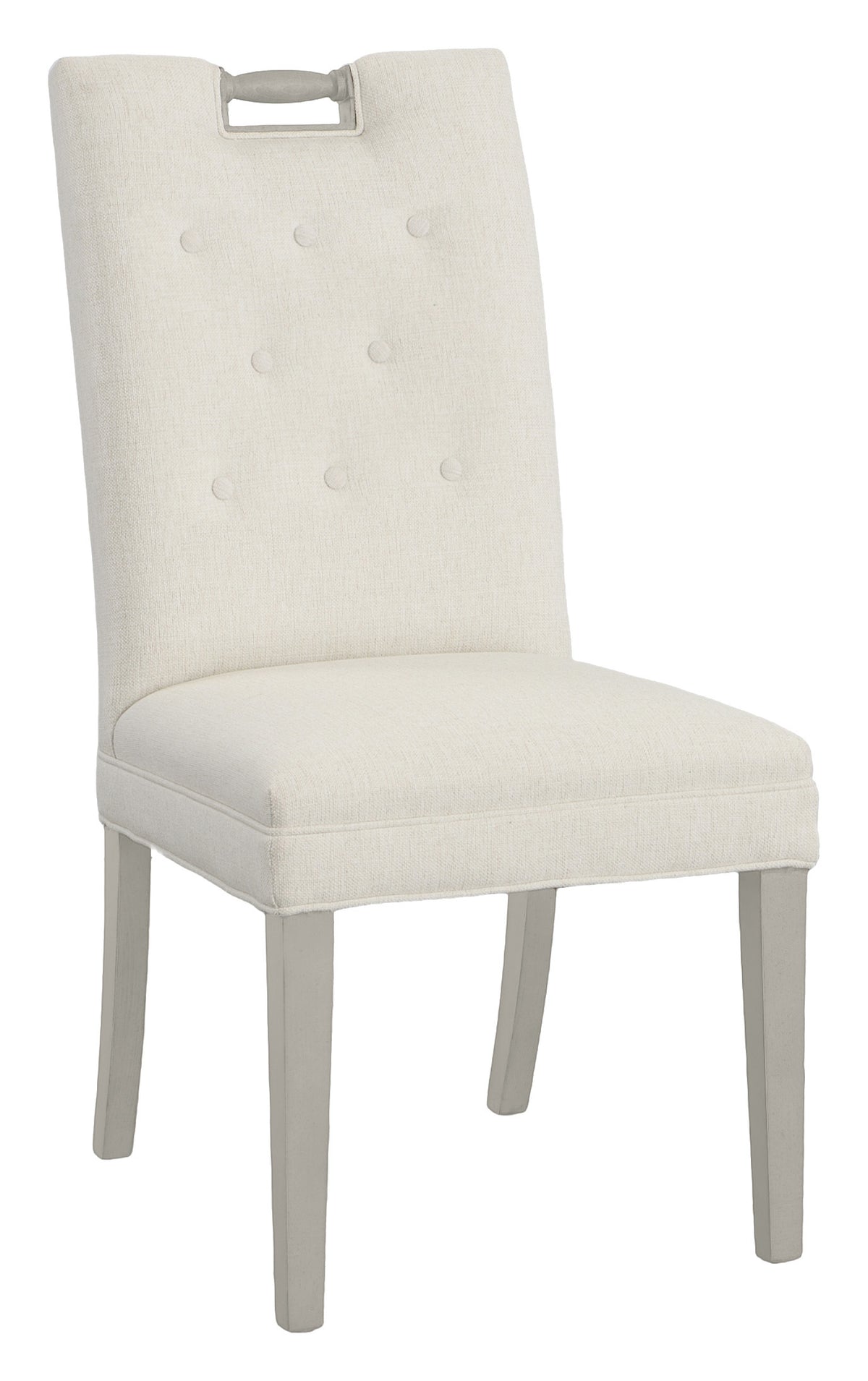 Pull Tall Back Leather Side Chair (L-1236-05-S) - Fairfield Chair