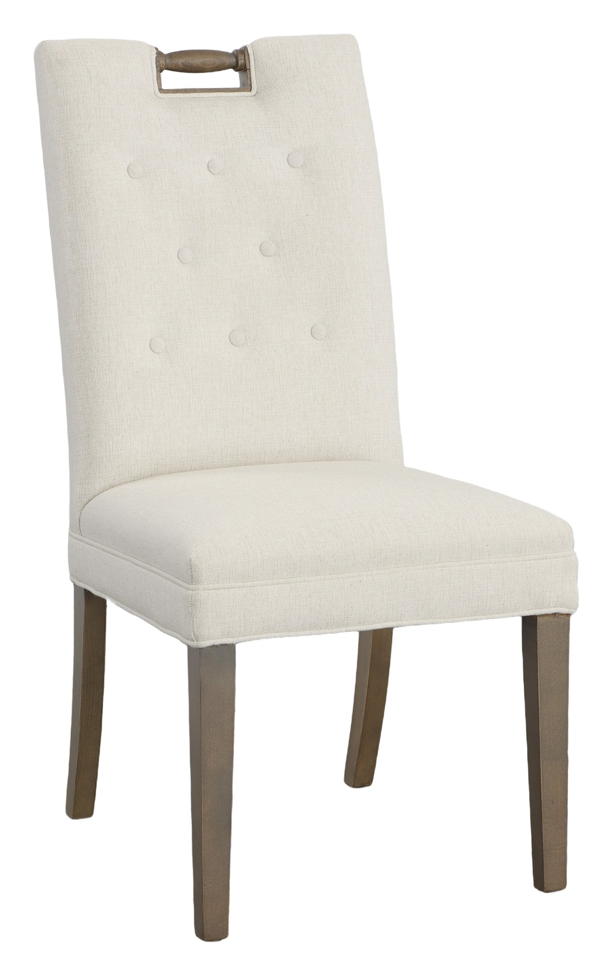 Pull Tall Back Leather Side Chair (L-1236-05) - Fairfield Chair