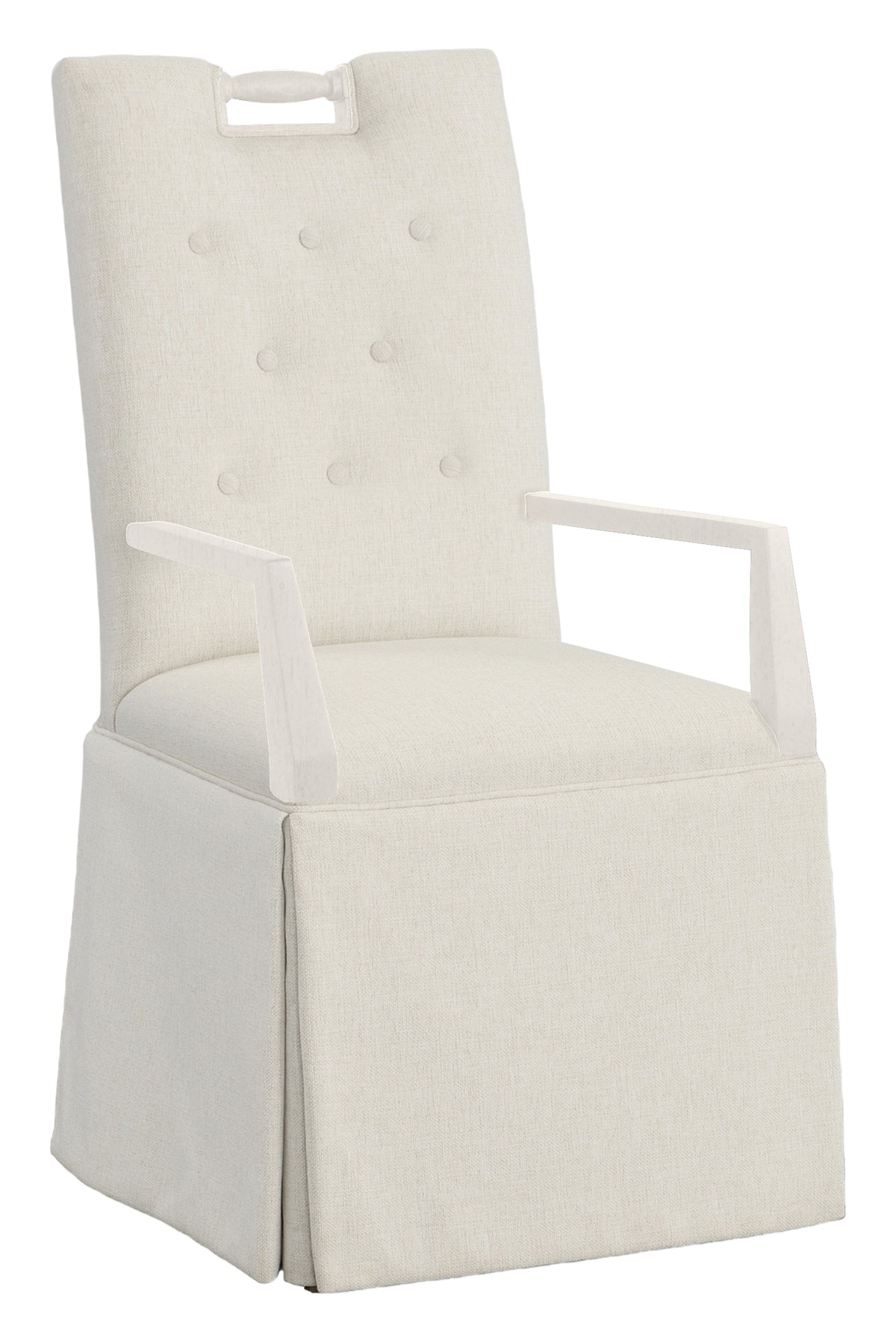 Pull Tall Button Back Arm Chair (1237-04-L) - Fairfield Chair