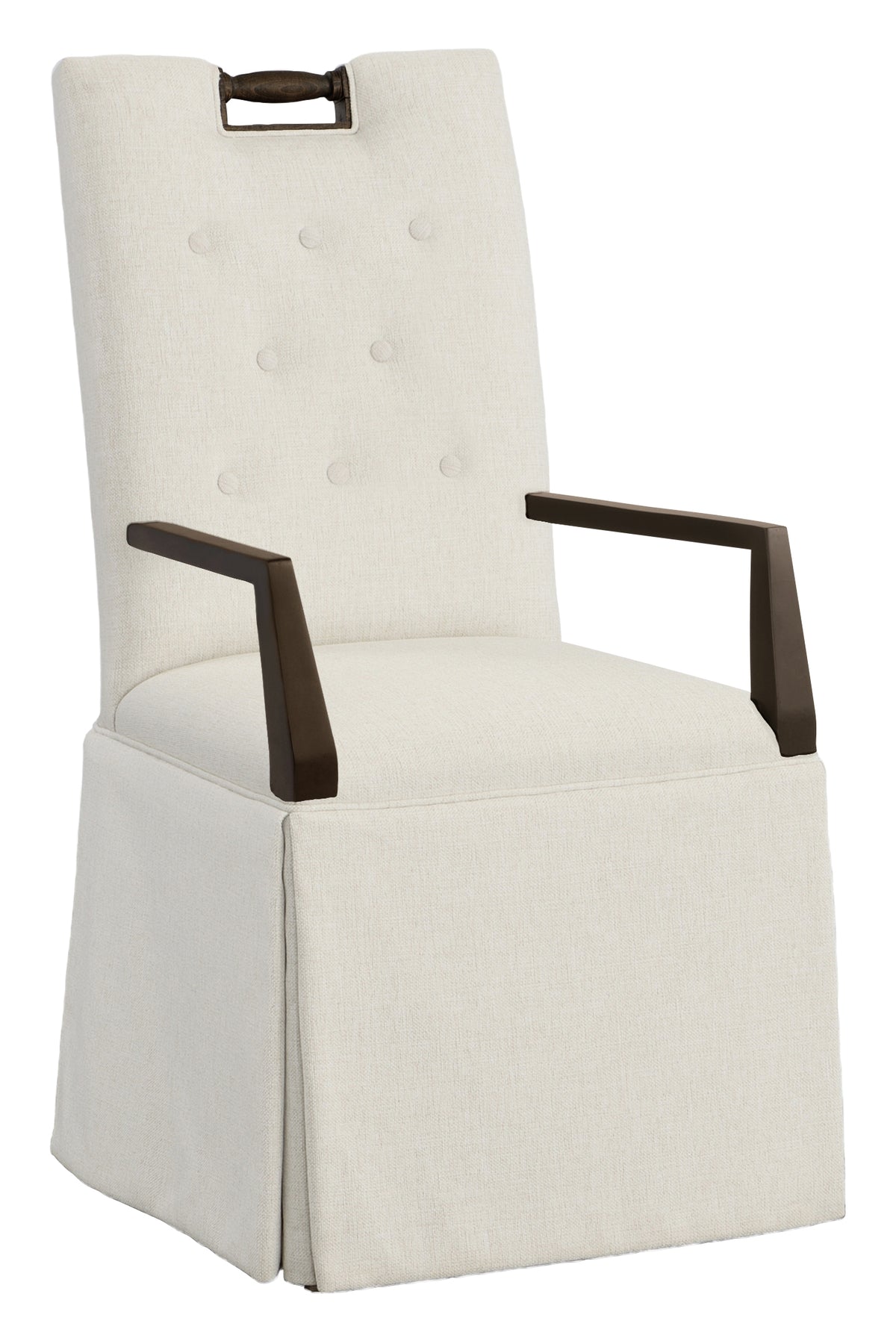 Pull Tall Button Back Arm Chair (1237-04-T) - Fairfield Chair