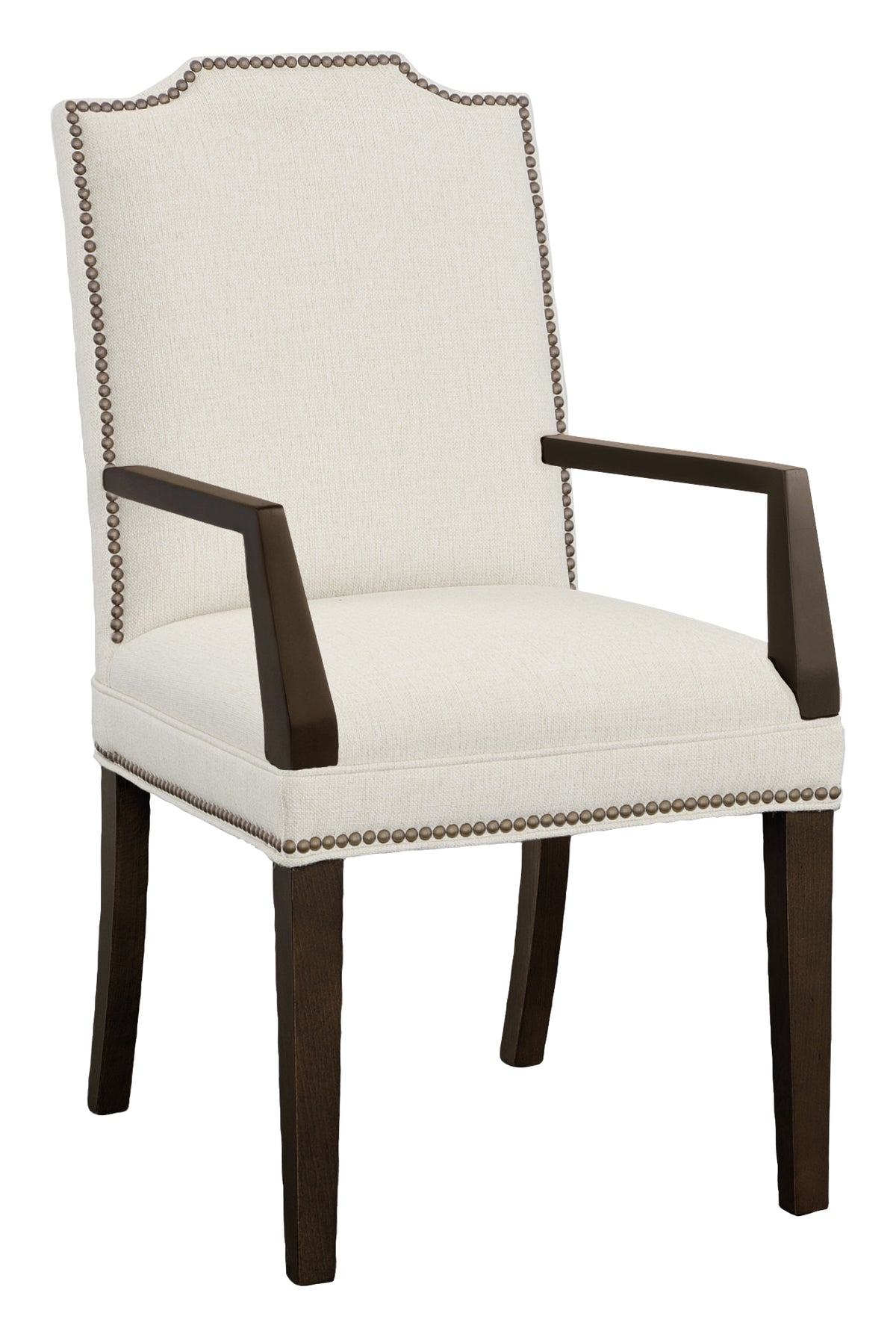 Empire Short Back Leather Arm Chair (L-1240-04-T) - Fairfield Chair