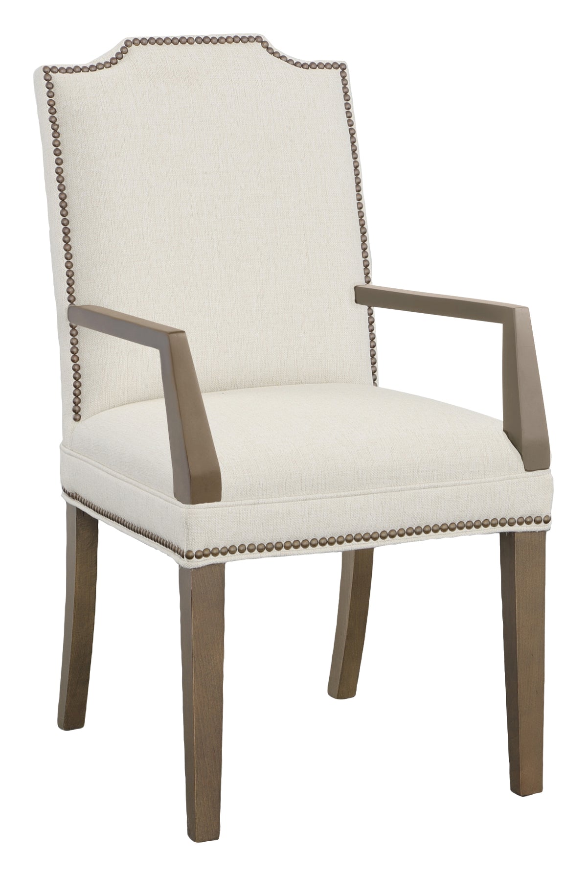 Empire Short Back Leather Arm Chair (L-1240-04-T) - Fairfield Chair