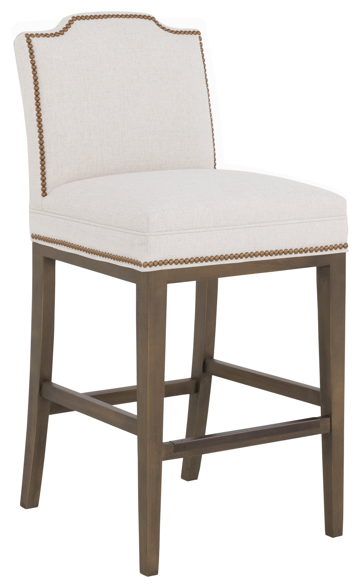 Empire Short Back Leather Bar Stool (L-1240-07) - Fairfield Chair