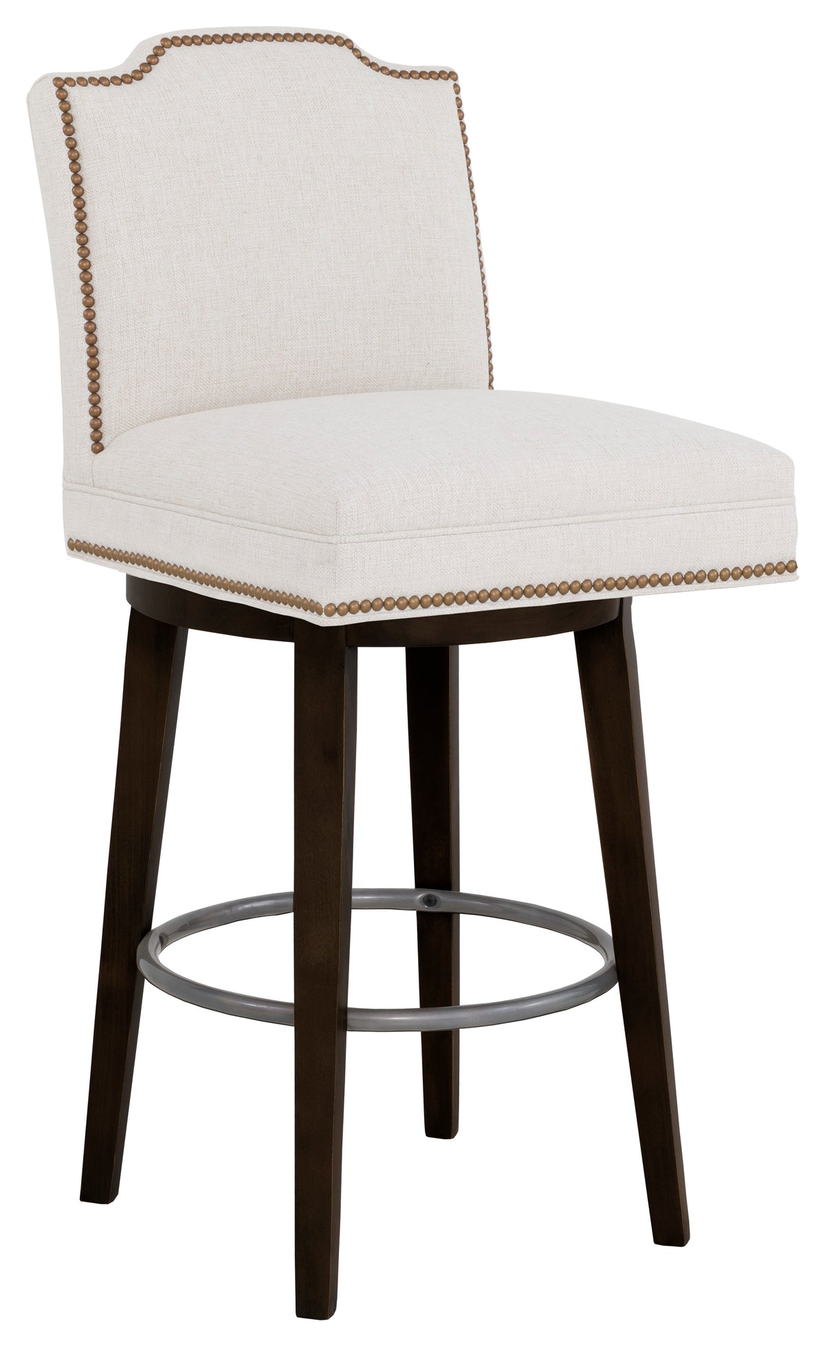 Empire Short Back Swivel Bar Stool (1240-08-T) - Fairfield Chair