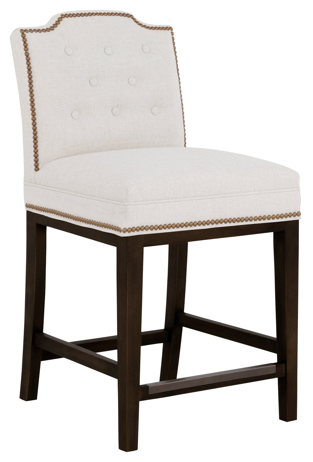 Empire Short Back Leather Counter Stool (L-1242-C7-T) - Fairfield Chair