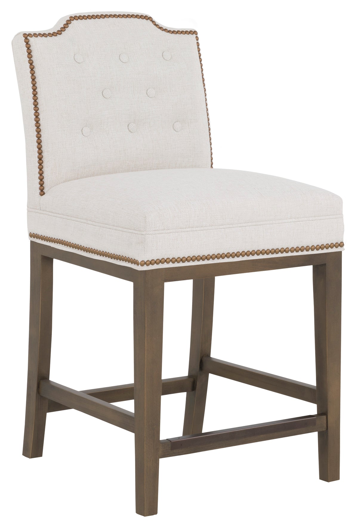 Empire Short Back Leather Counter Stool (L-1242-C7-T) - Fairfield Chair