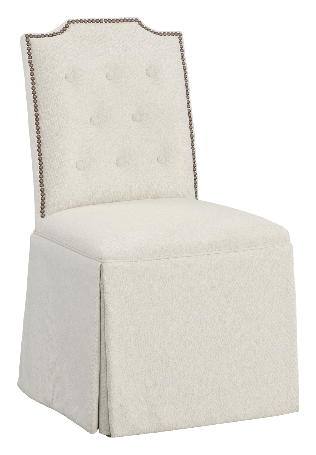 Empire Short Back Skirted Side Chair (1243-05-T) - Fairfield Chair
