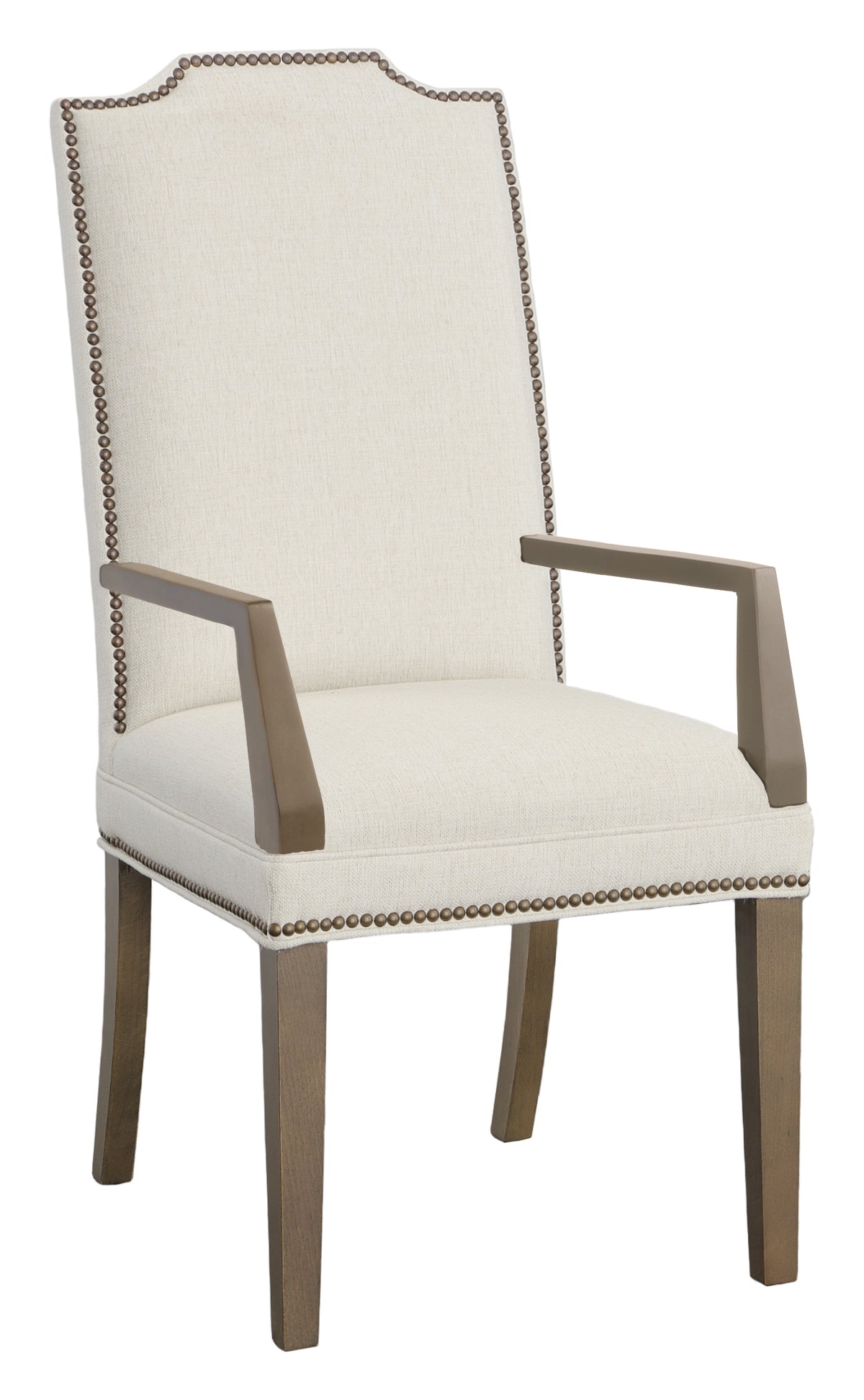 Empire Tall Back Leather Arm Chair (L-1244-04-T) - Fairfield Chair