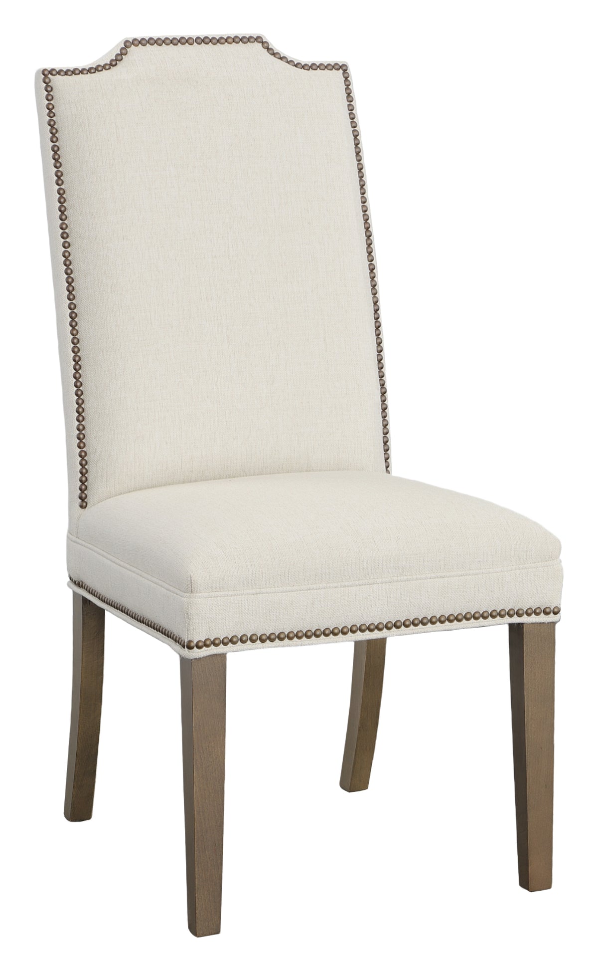 Empire Tall Back Leather Side Chair (L-1244-05-M) - Fairfield Chair