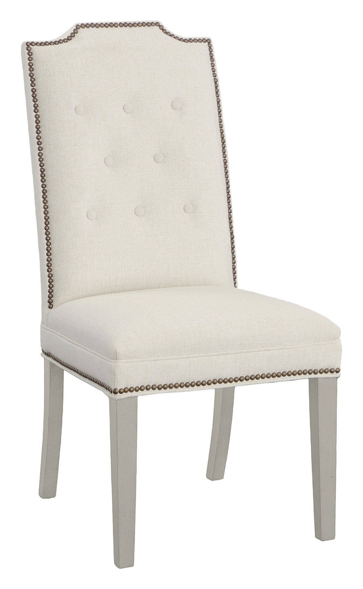 Empire Tall Back Leather Side Chair (L-1246-05-S) - Fairfield Chair
