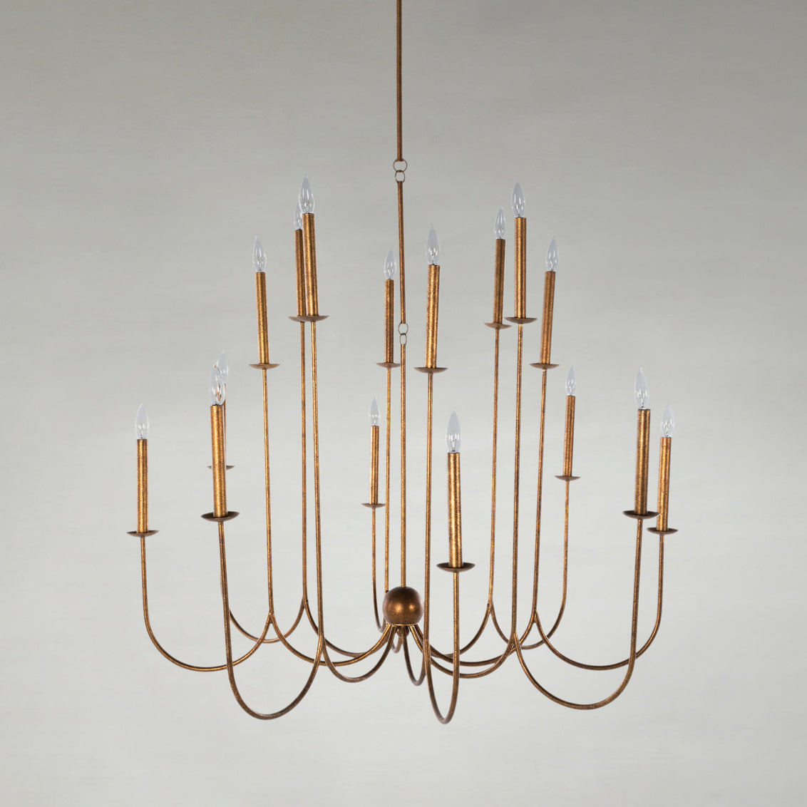 Snow Chandelier - Gold