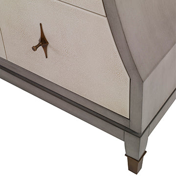 Tapered Sink Chest - Ash Grey / Linen