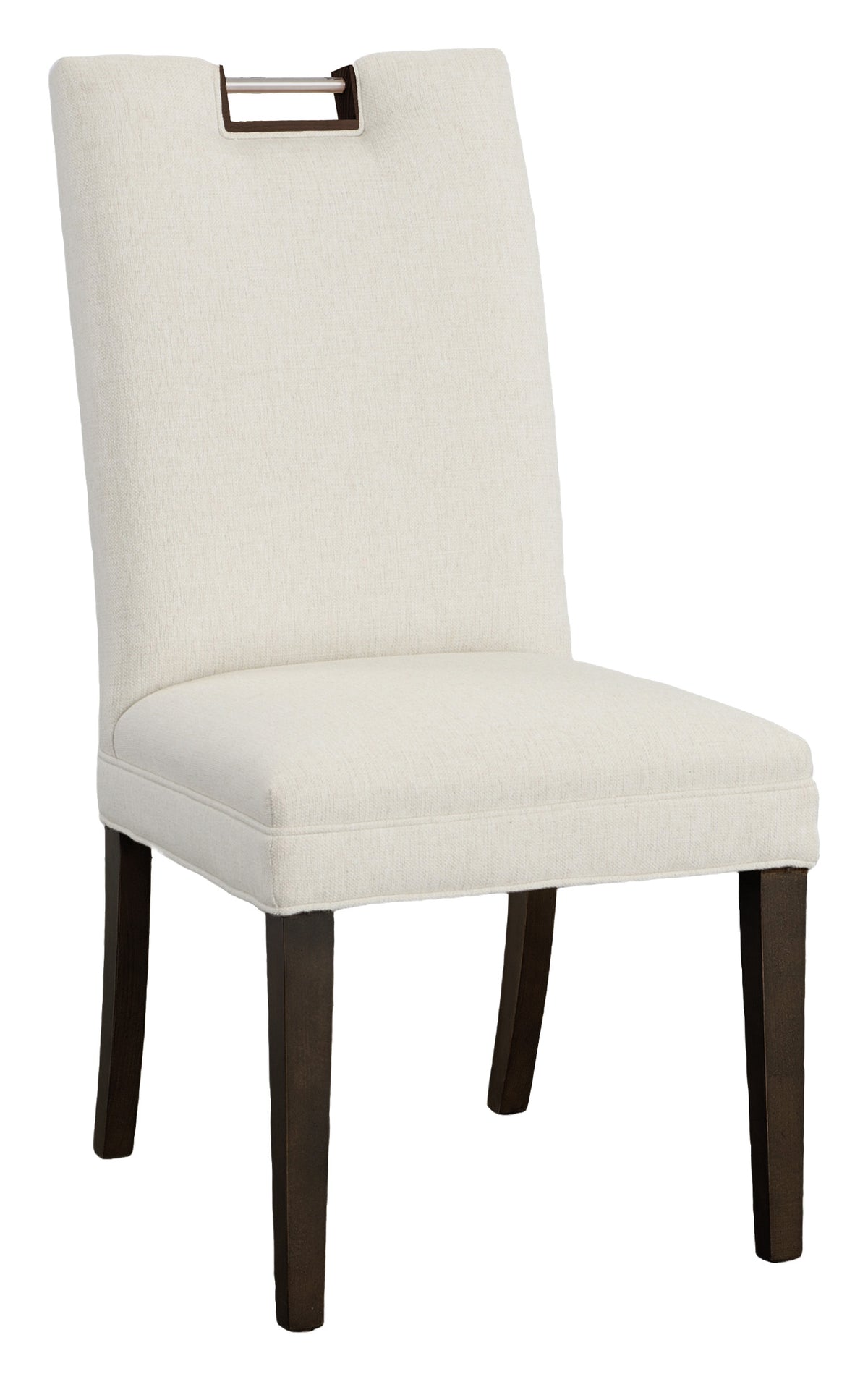 Nickel Metal Pull Tall Back Side Chair (1264-05-T) - Fairfield Chair