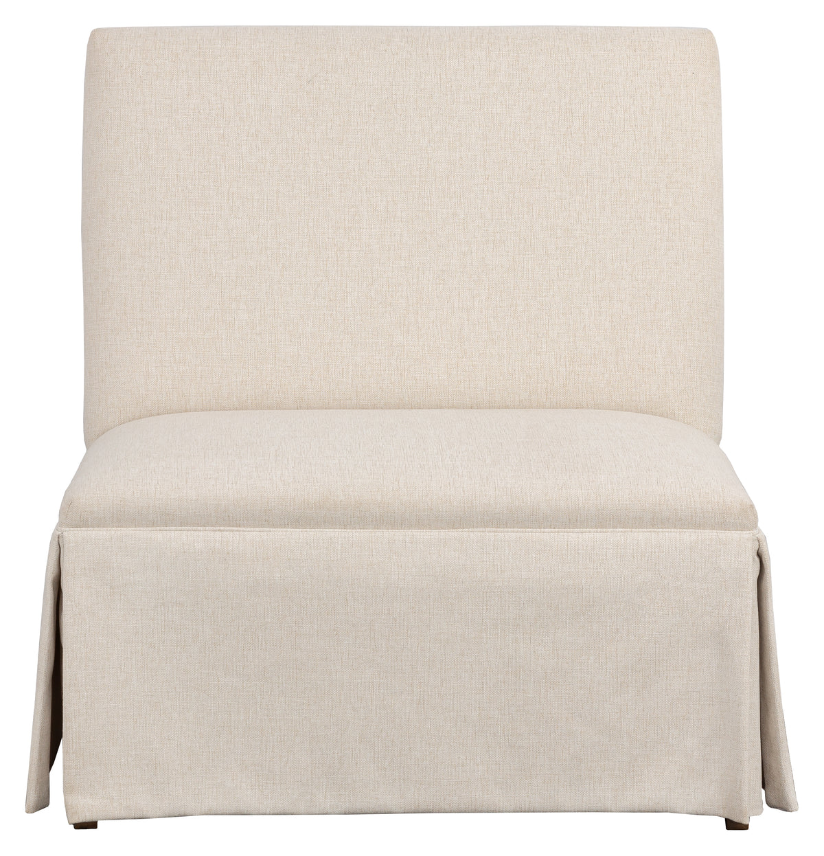 Straight Back Skirted Armless Banquette 36" (1271-36-T) - Fairfield Chair
