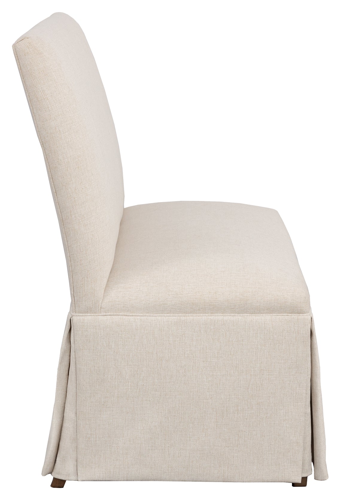 Straight Back Skirted Armless Banquette 48" (1271-48-T) - Fairfield Chair