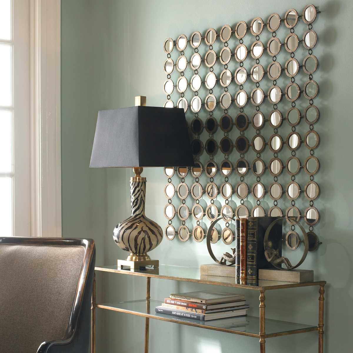 Dinuba Mirrored Wall Decor – Wall Decor by Uttermost | Sutter & Vale