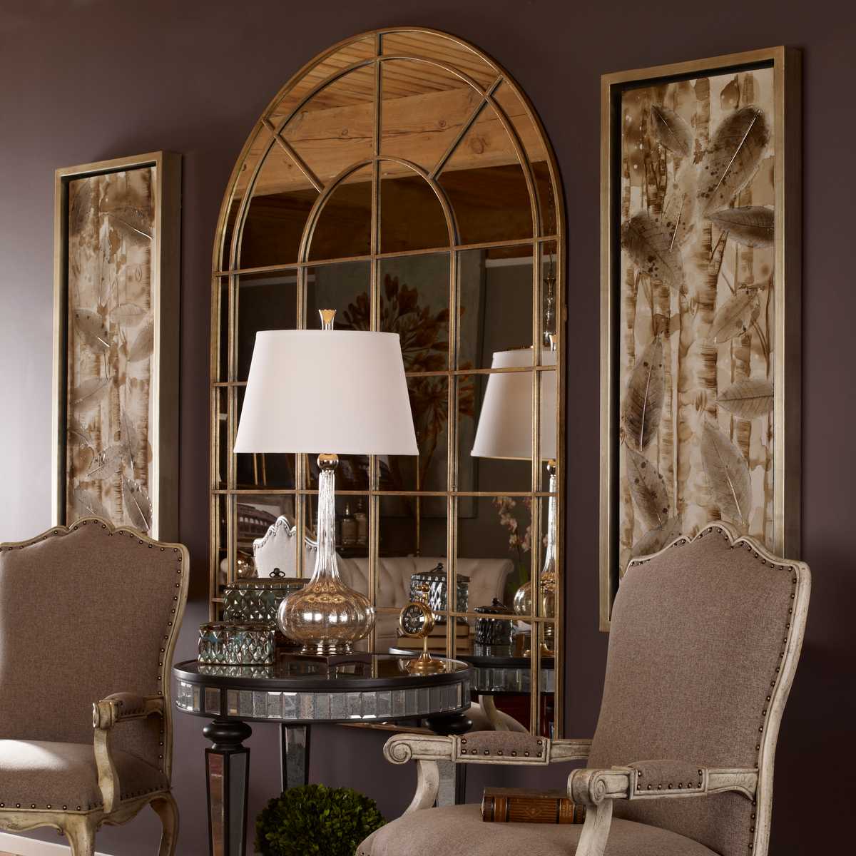 Grantola Arch Mirror, Gold