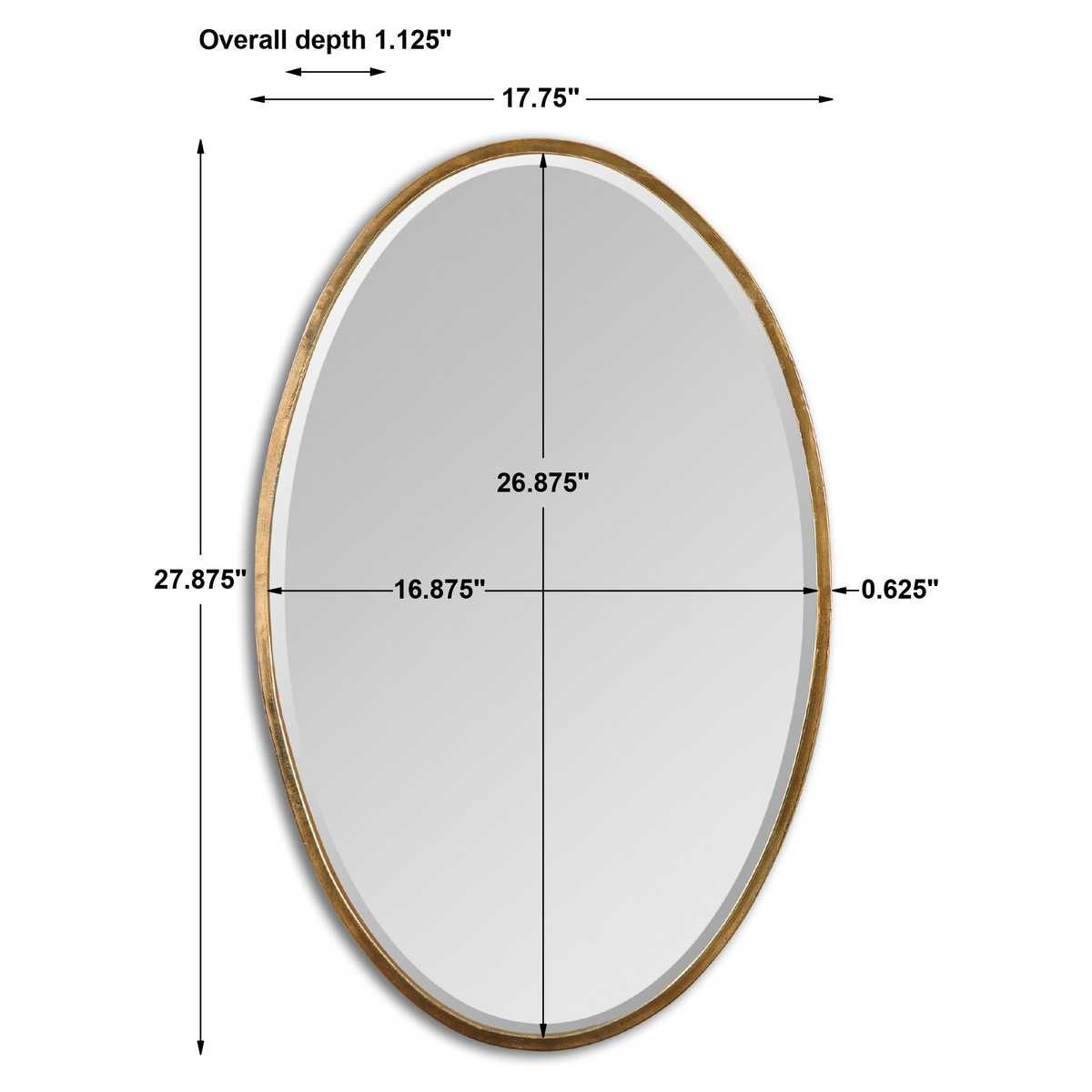 Herleva Oval Mirror – Mirrors by Uttermost | Sutter & Vale