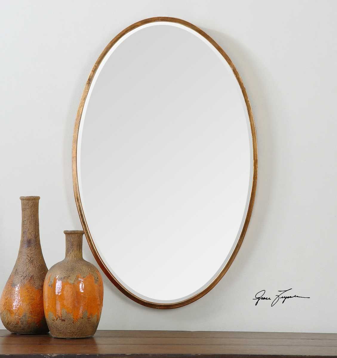 Herleva Oval Mirror – Mirrors by Uttermost | Sutter & Vale