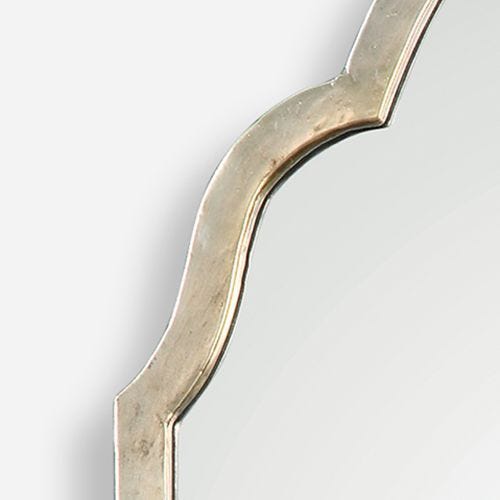 Brayden Petite Arch Mirror, Champagne – Mirrors by Uttermost | Sutter & Vale