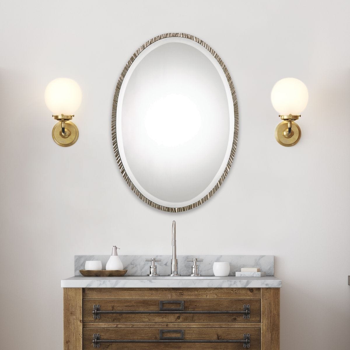 Annadel Oval Mirror – Mirrors by Uttermost | Sutter & Vale