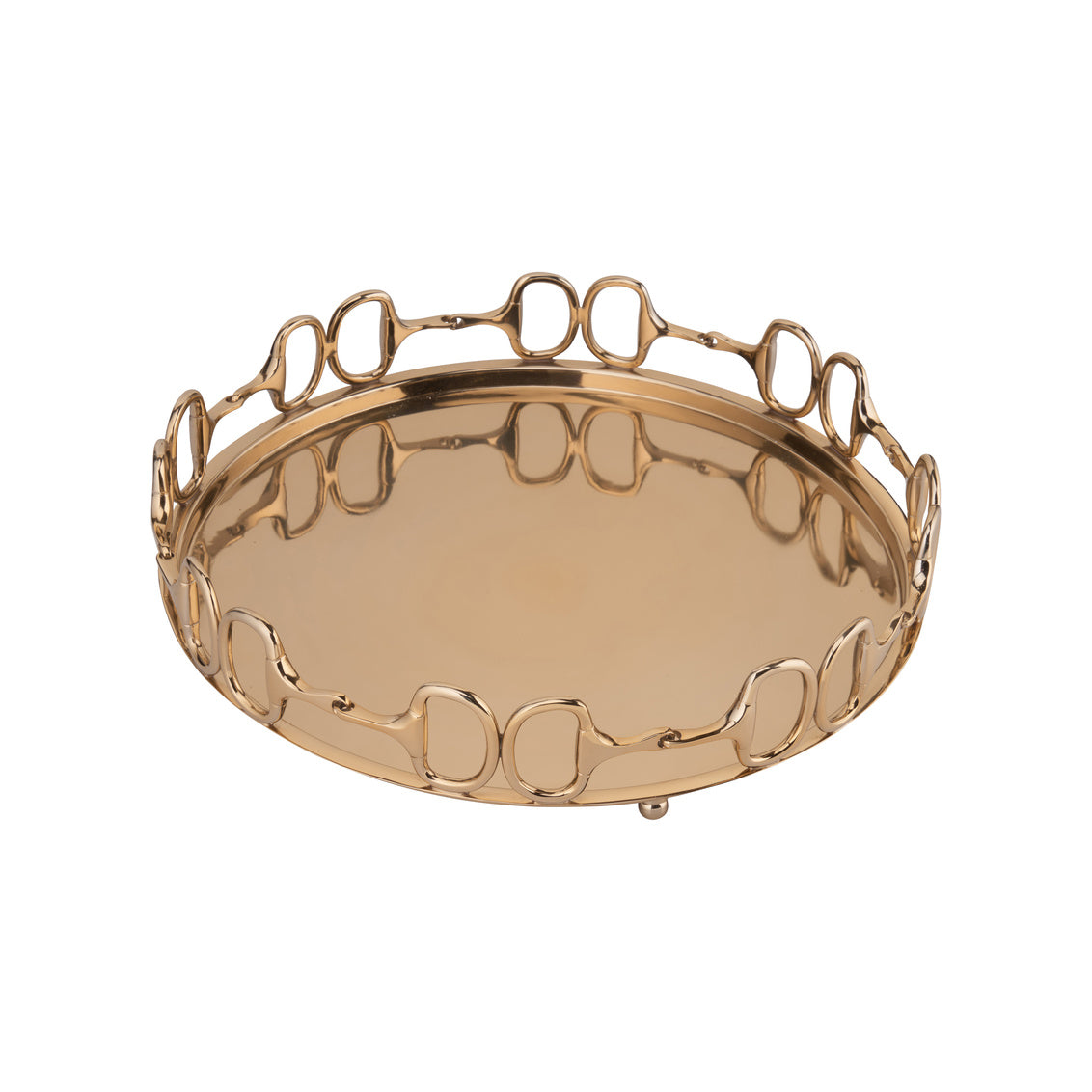 Stirrups Tray - Brass (Lg)
