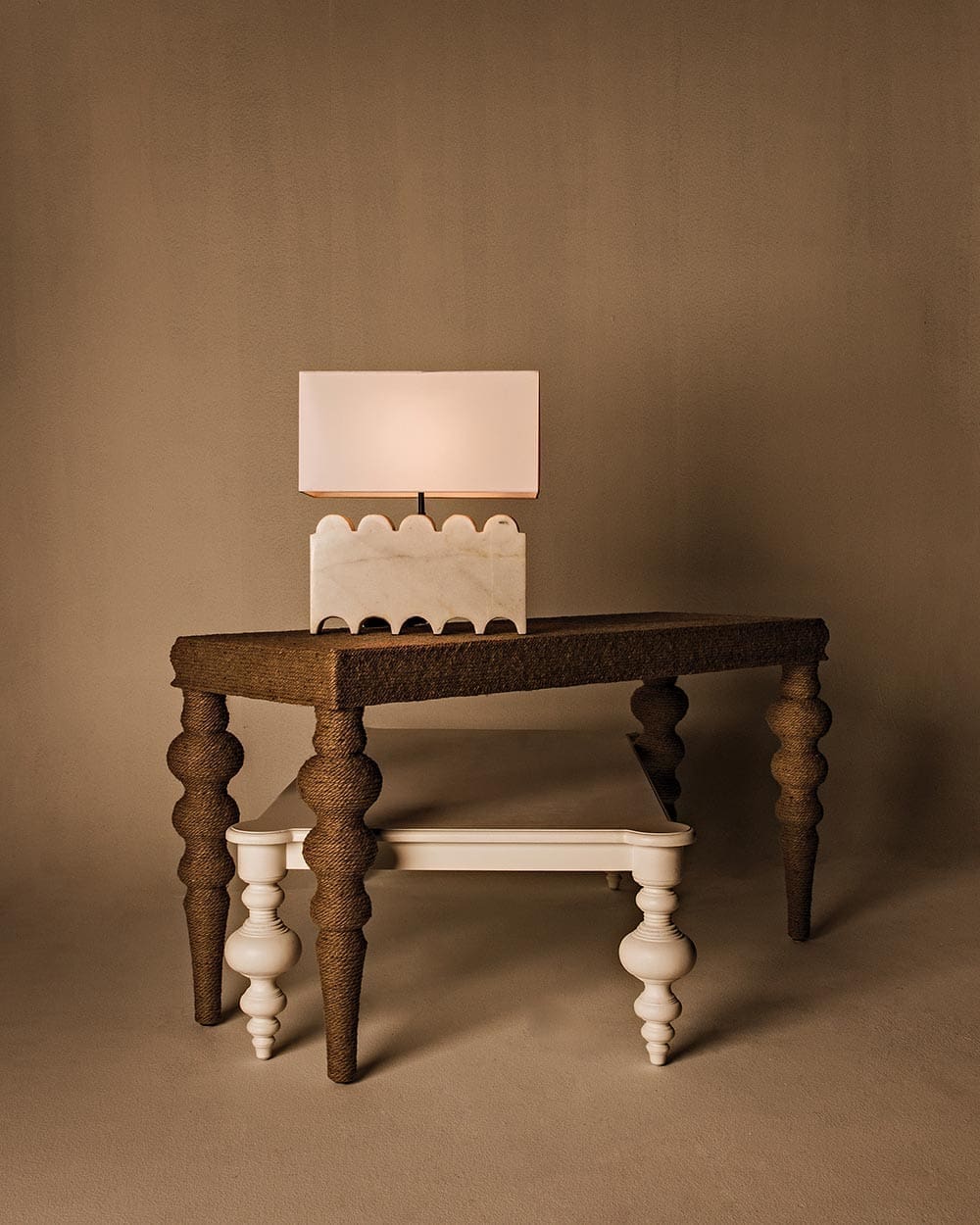Graff Coffee Table, Solid White
