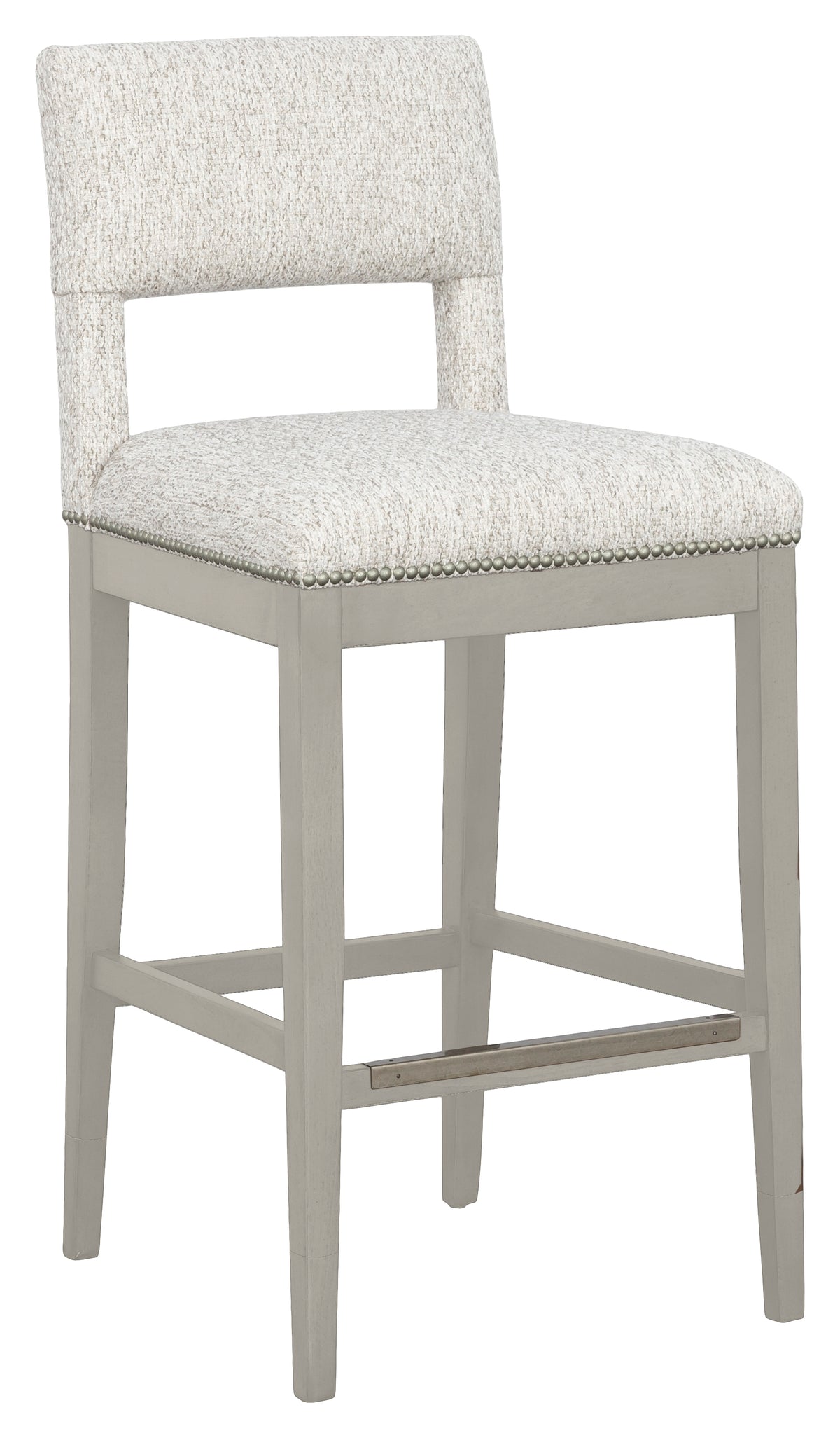 Arie Leather Armless Bar Stool (L-1302-07-S) - Fairfield Chair