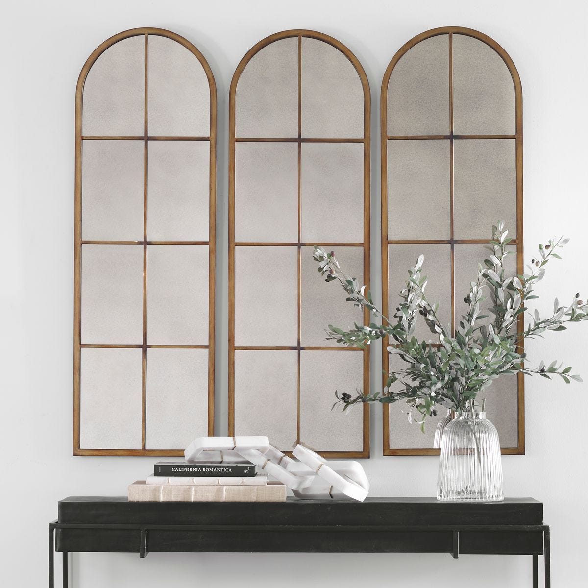 Amiel Arch Mirror, Bronze – Mirrors by Uttermost | Sutter & Vale