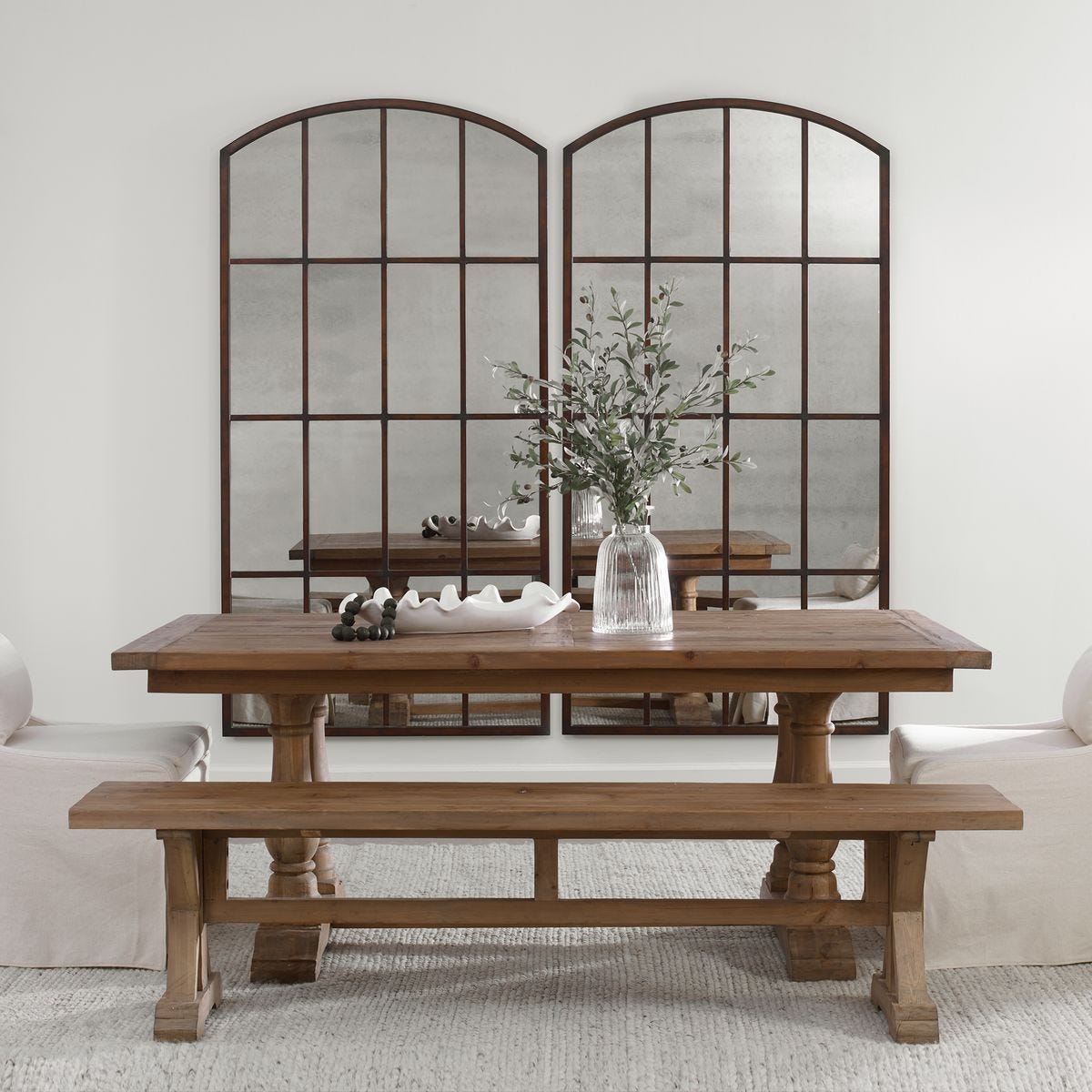 Amiel Large Arch Mirror, Bronze – Mirrors by Uttermost | Sutter & Vale