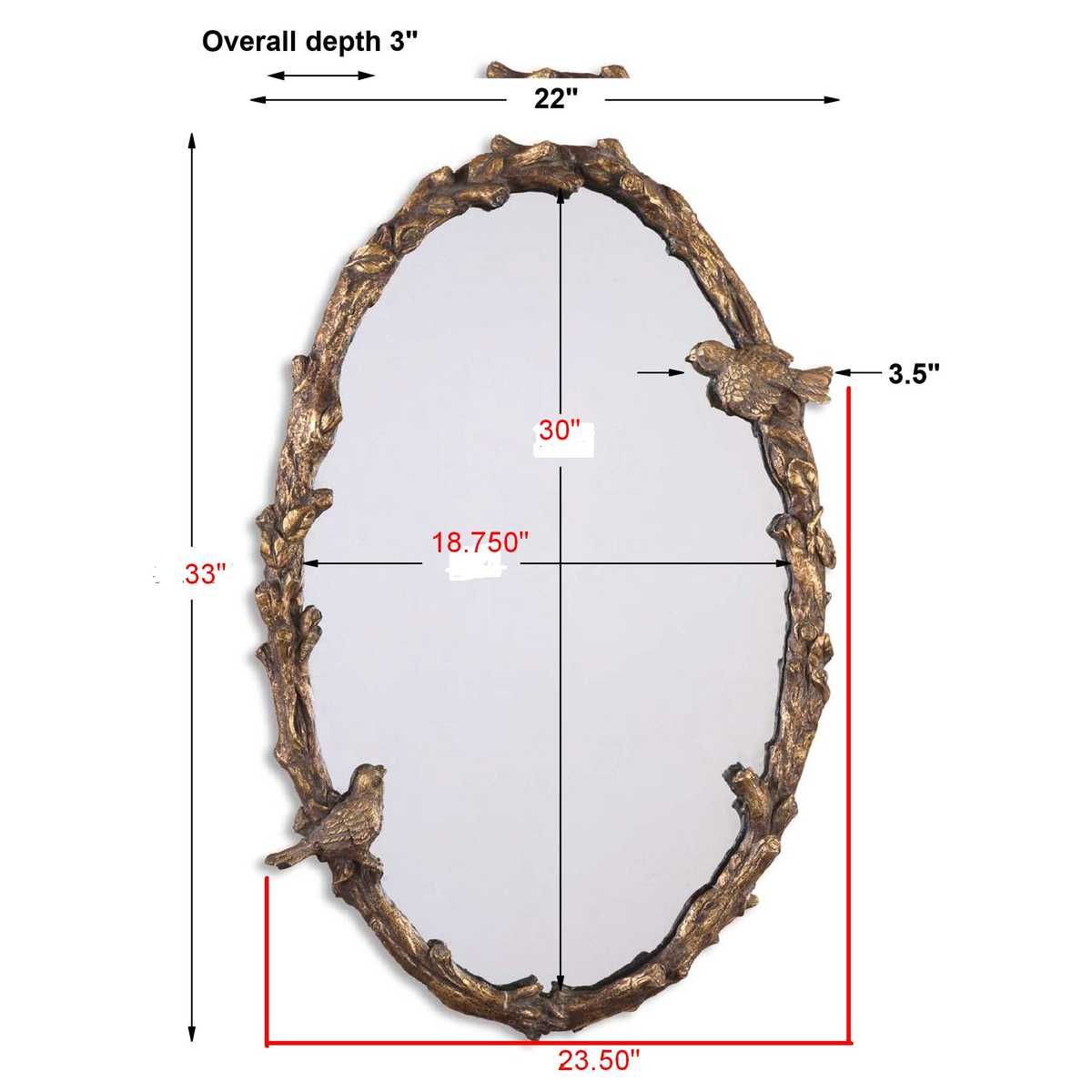 Paza Oval Mirror – Mirrors by Uttermost | Sutter & Vale