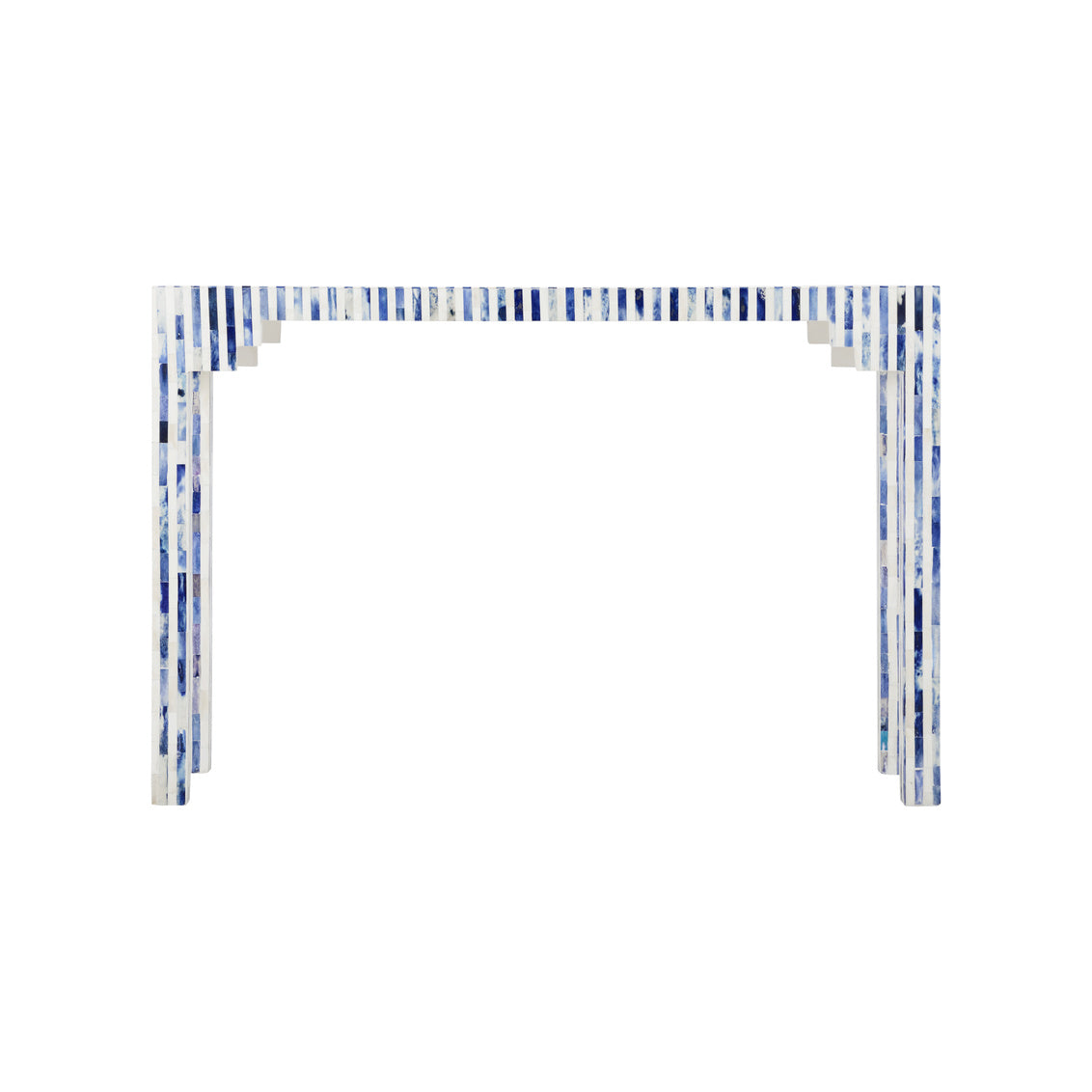 Bone Inlay Console - Blue