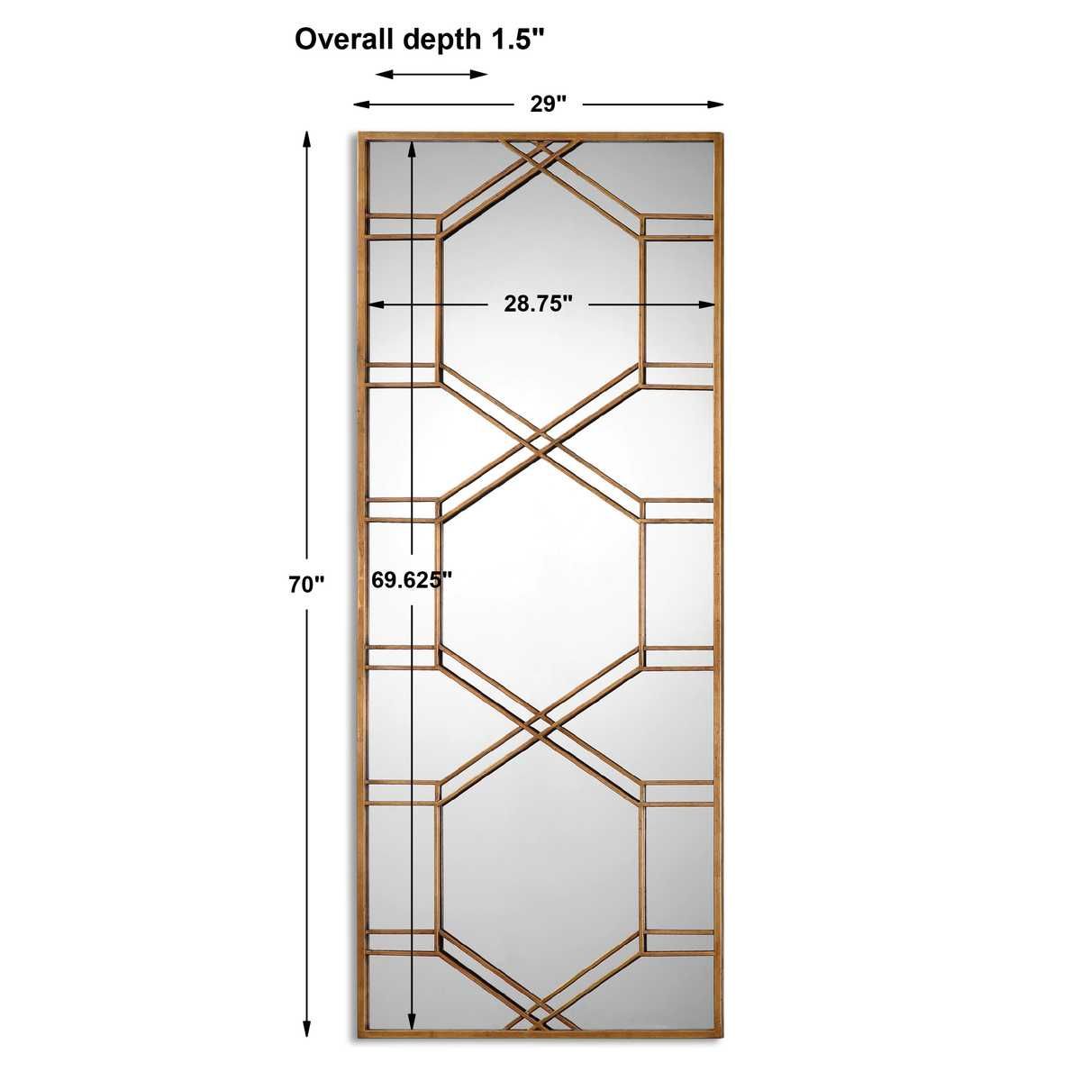 Kennis Mirror, Gold – Mirrors by Uttermost | Sutter & Vale