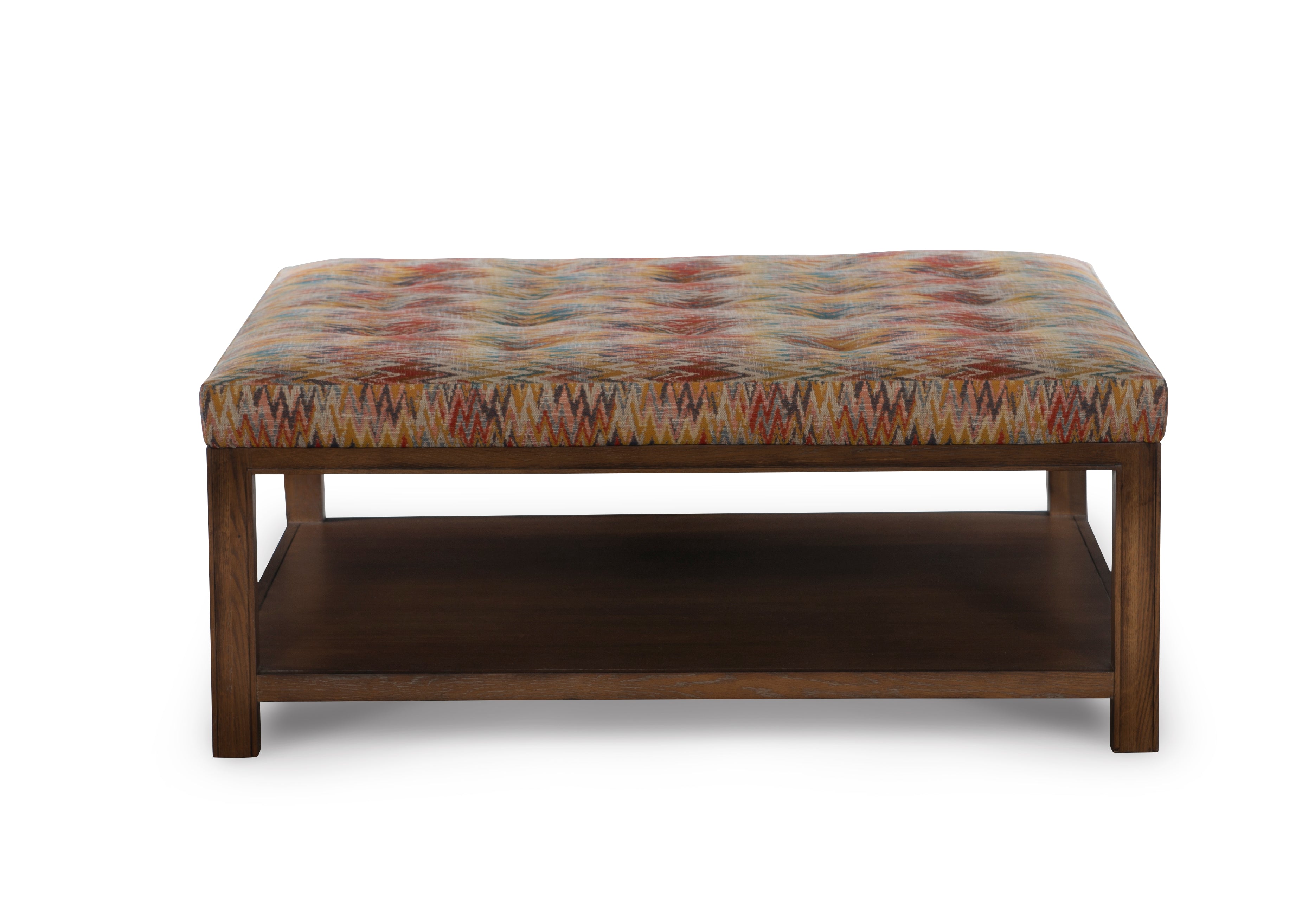 Franco 42" Square Cocktail Ottoman Button Top