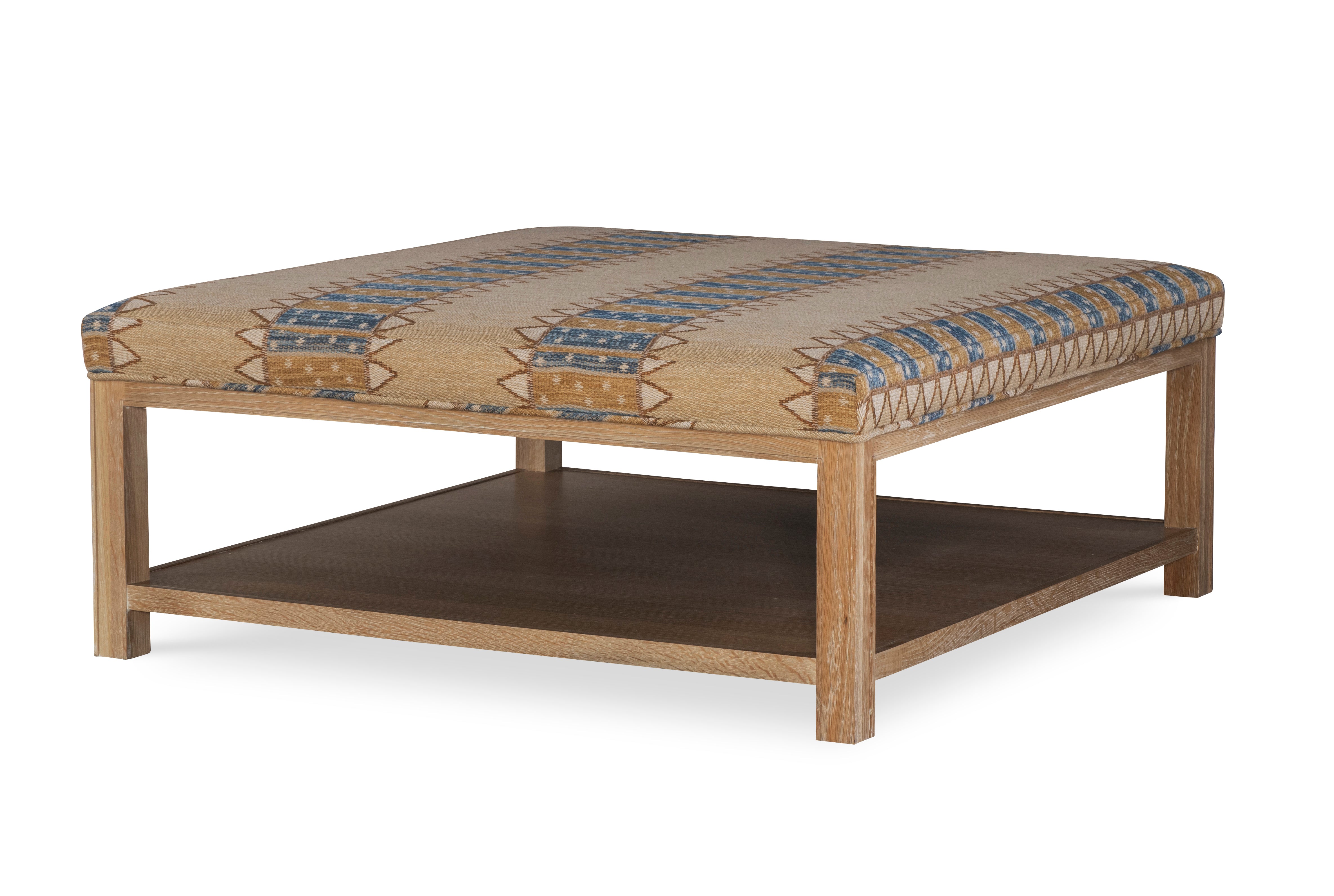 Franco 42" Square Cocktail Ottoman Plain Top