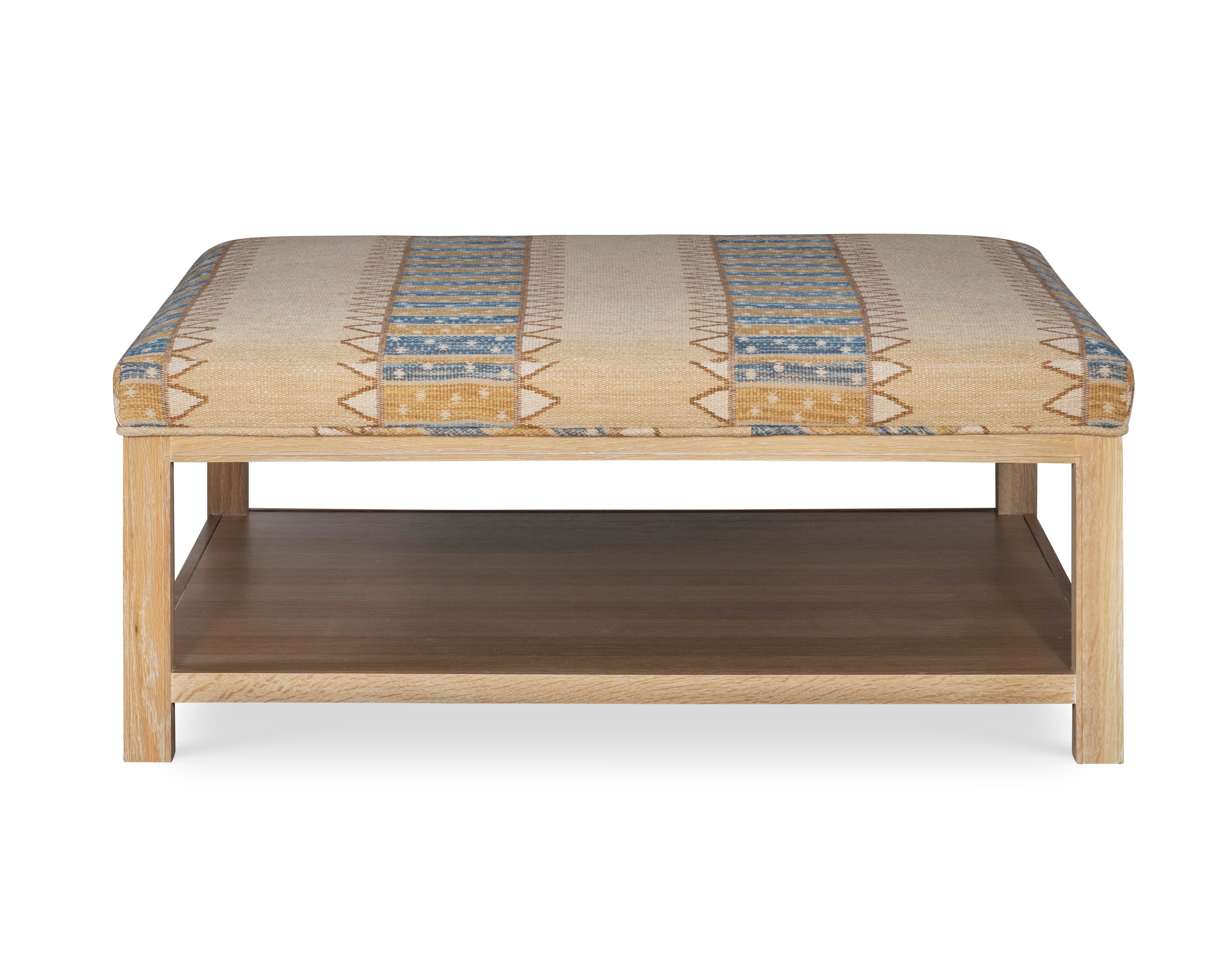 Franco 42" Square Cocktail Ottoman Plain Top