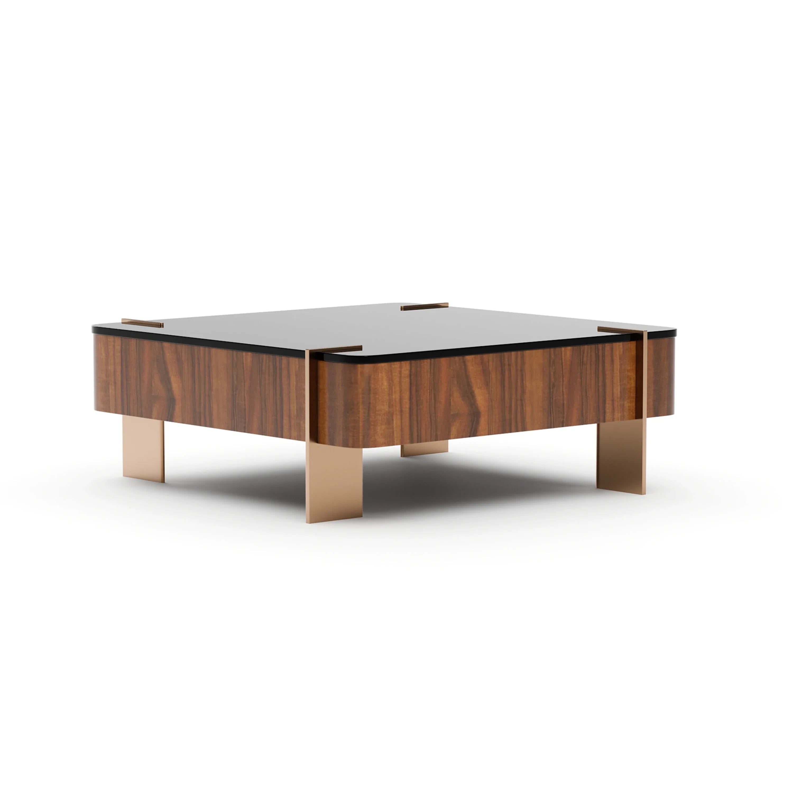 Altura Sq Glass Top Cocktail Tbl – Cocktail Tables by Caracole | Sutter & Vale