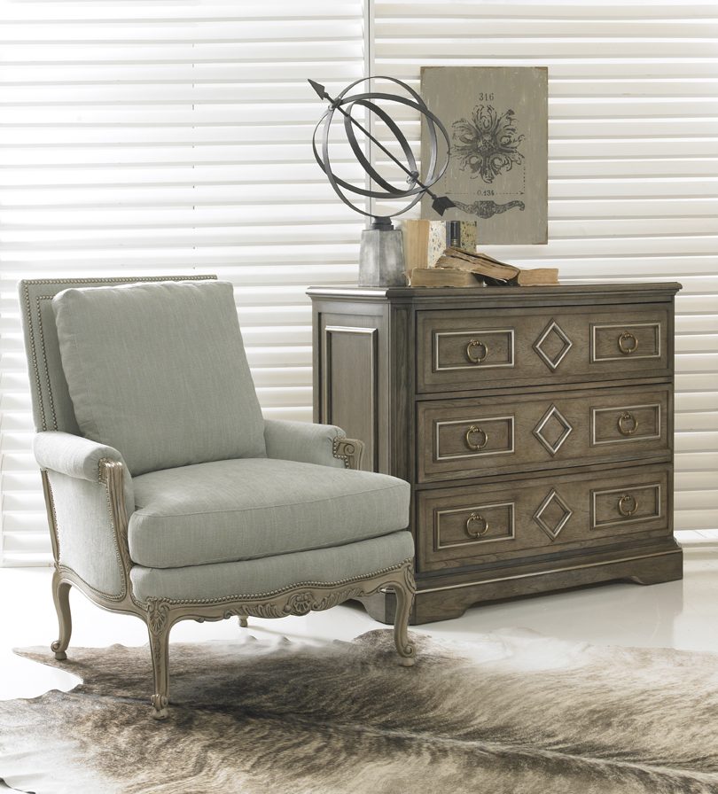 exposed wood chair