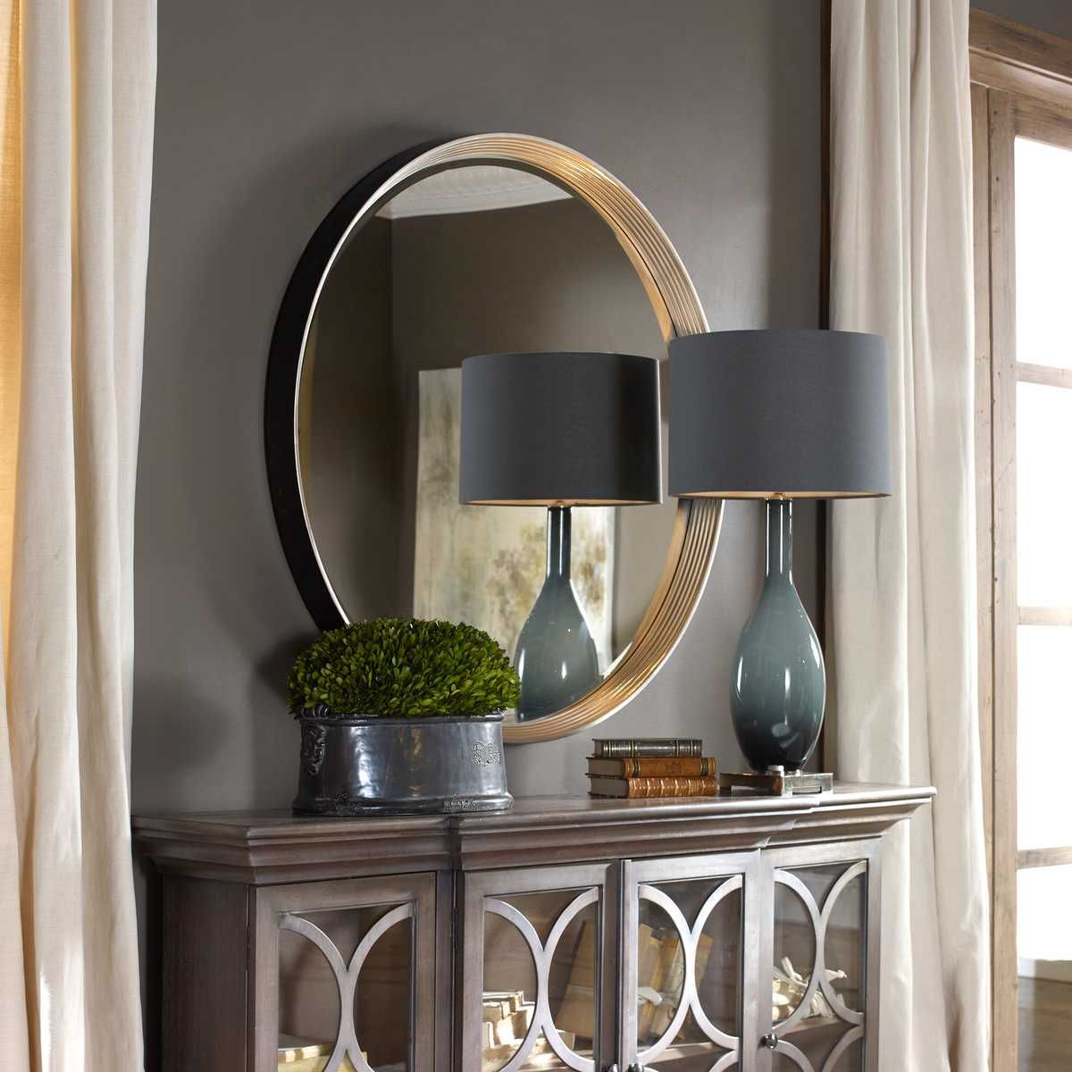 Serenza Round Mirror – Mirrors by Uttermost | Sutter & Vale