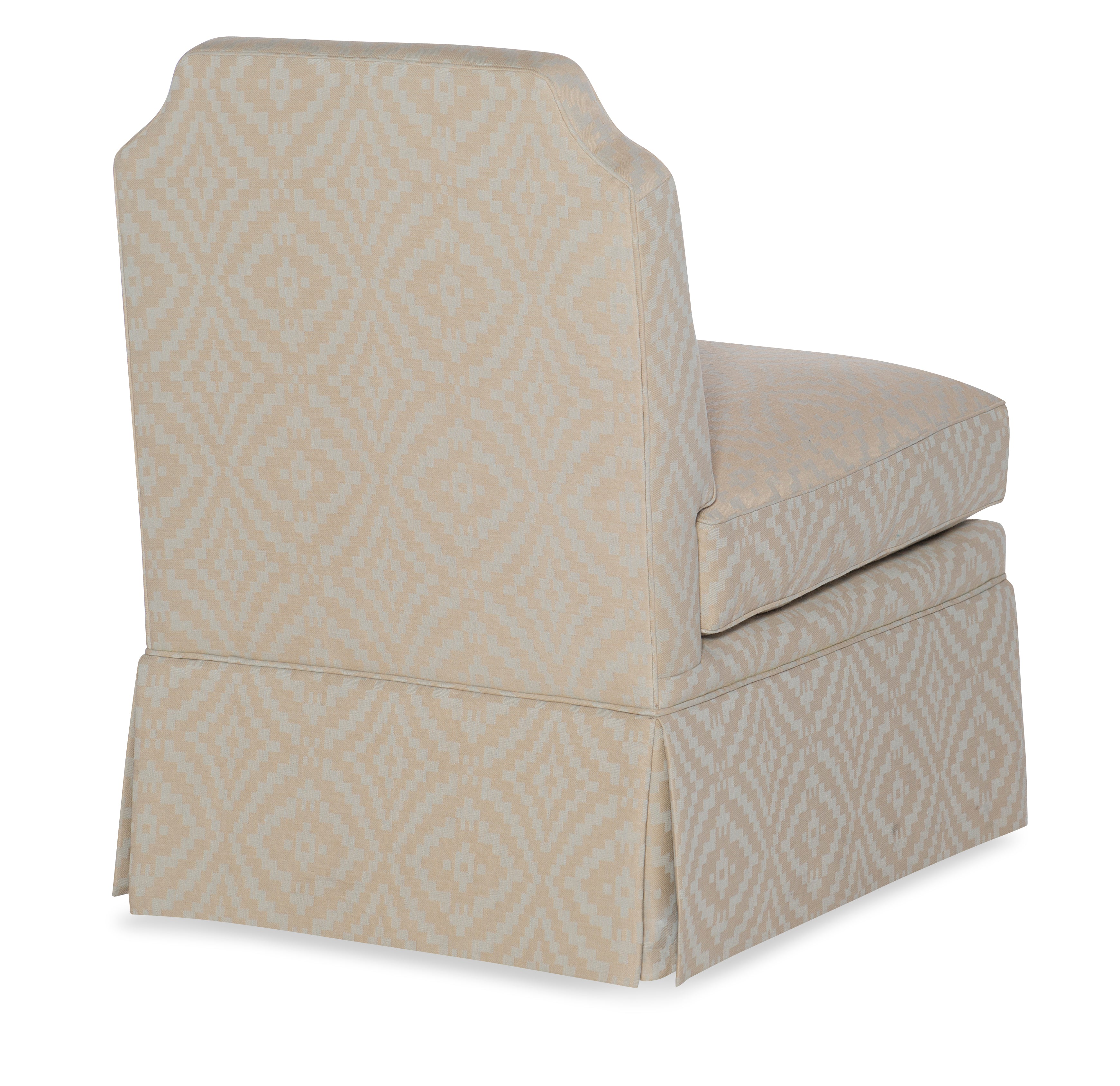 Luc Skirted Swivel Chair