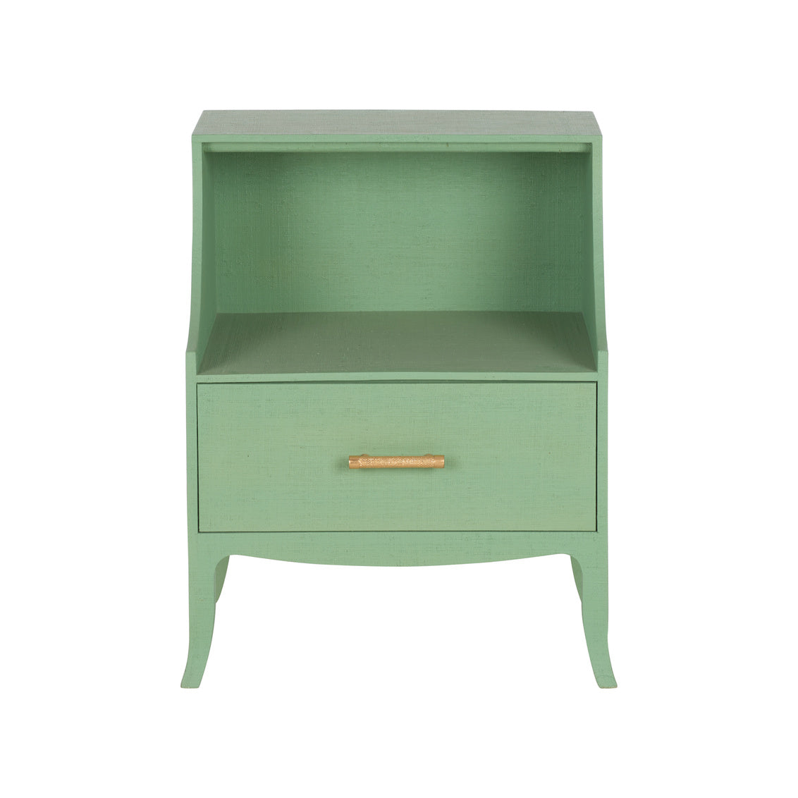 George III Bedside Table - Green in 31 / Wood - Chelsea House