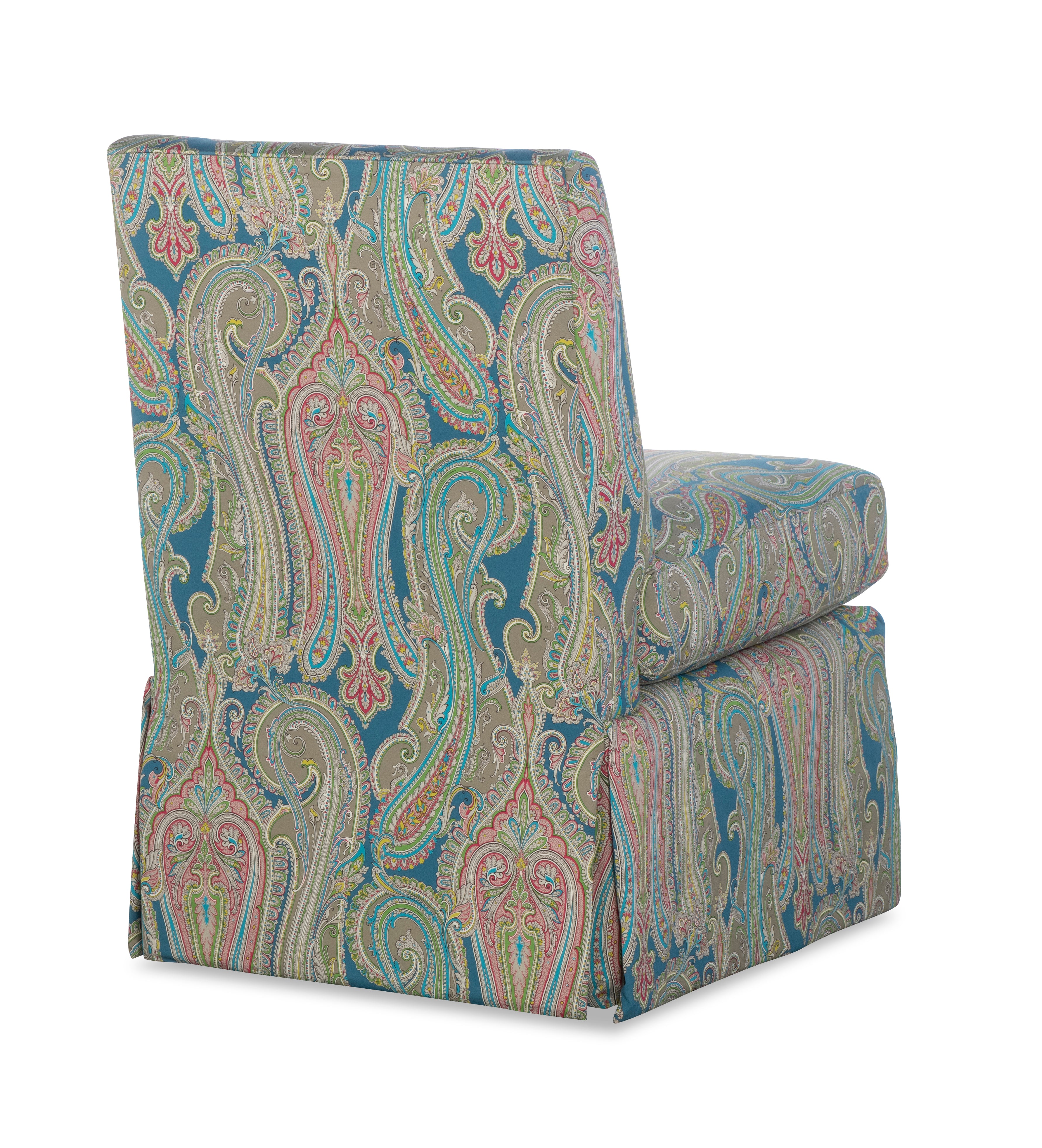 Eton Skirted Swivel Chair