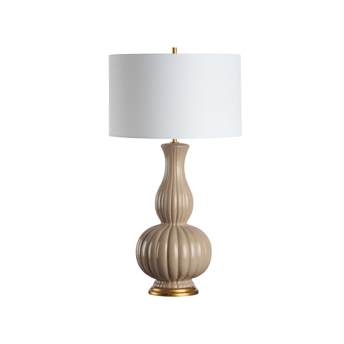 Augusta Lamp - Sand in 34 / Ceramic/Porcelain - Chelsea House