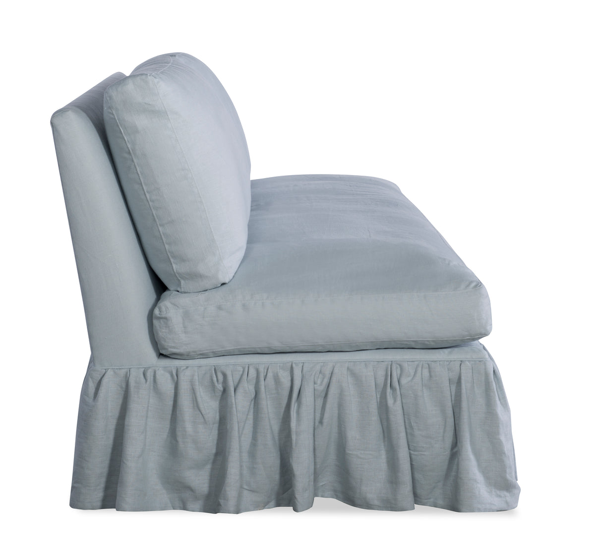 Claude 54" Skirted Settee