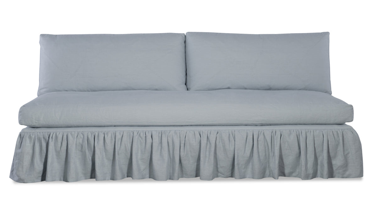 Claude 54" Skirted Settee
