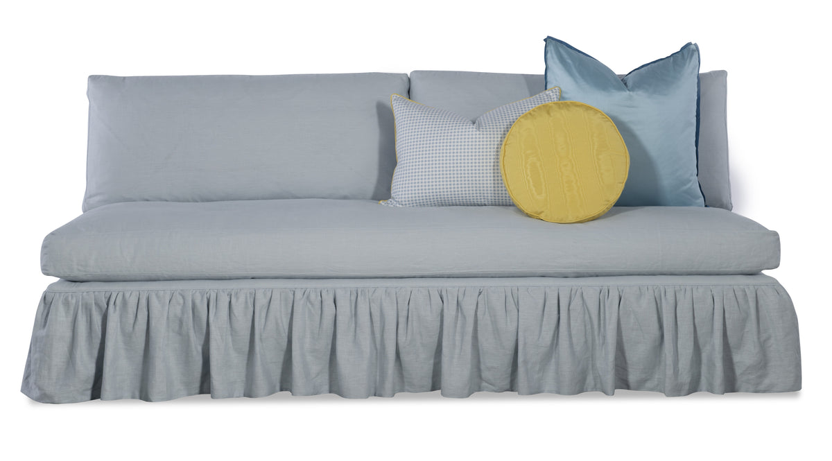 Claude 54" Skirted Settee