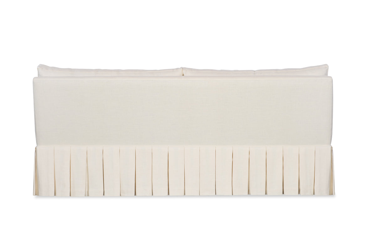 Claude 54" Boxed Pleated Settee