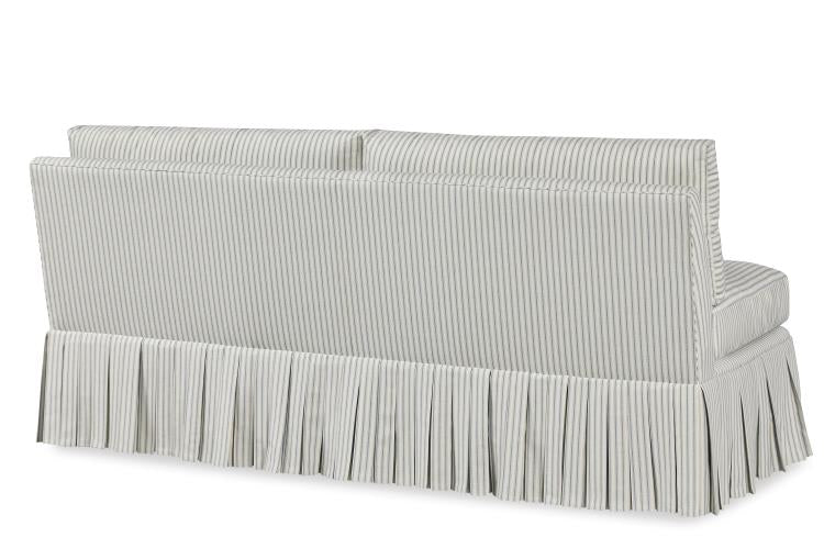 Claude 72" Boxed Pleated Settee