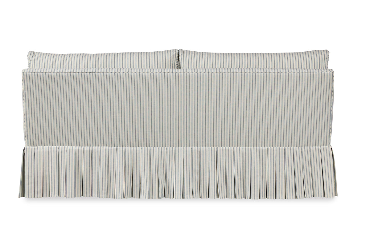 Claude 72" Boxed Pleated Settee