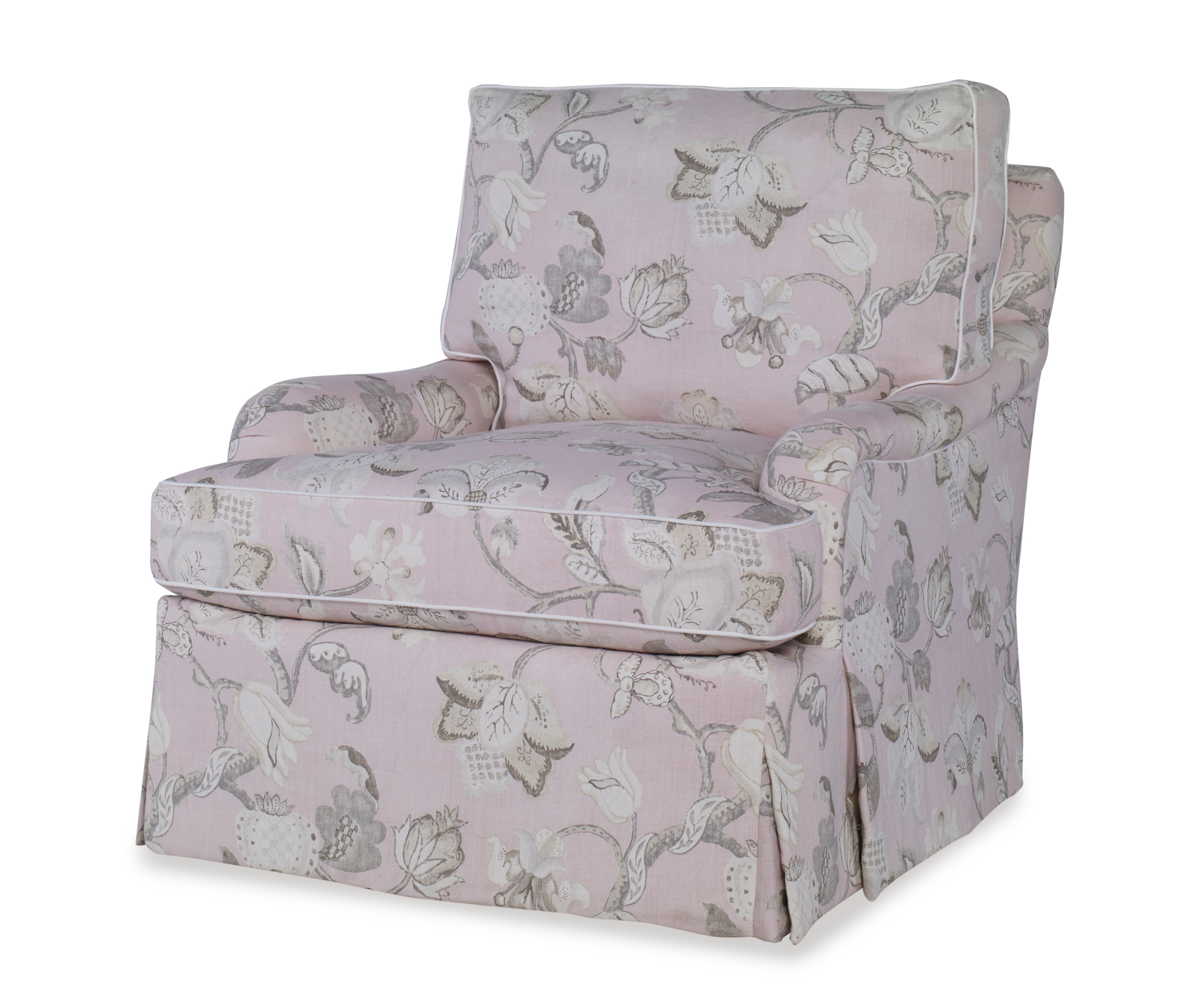 Sills Skirted Swivel Chair